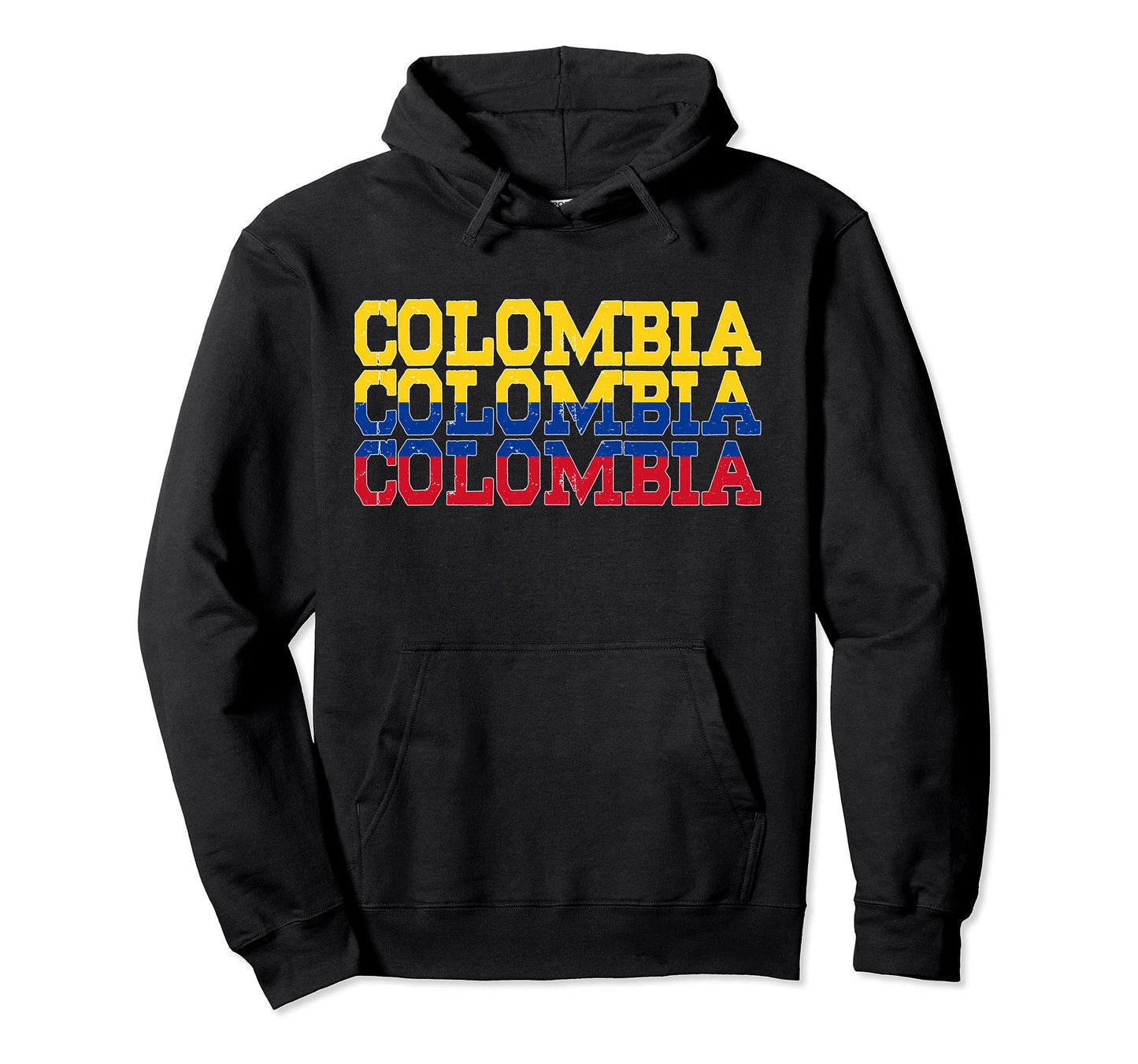 Colombia Colombian Flag Sports Lovers Hoodie - Unique Graphic Unisex - T-Shirt, Sweatshirt, Hoodie