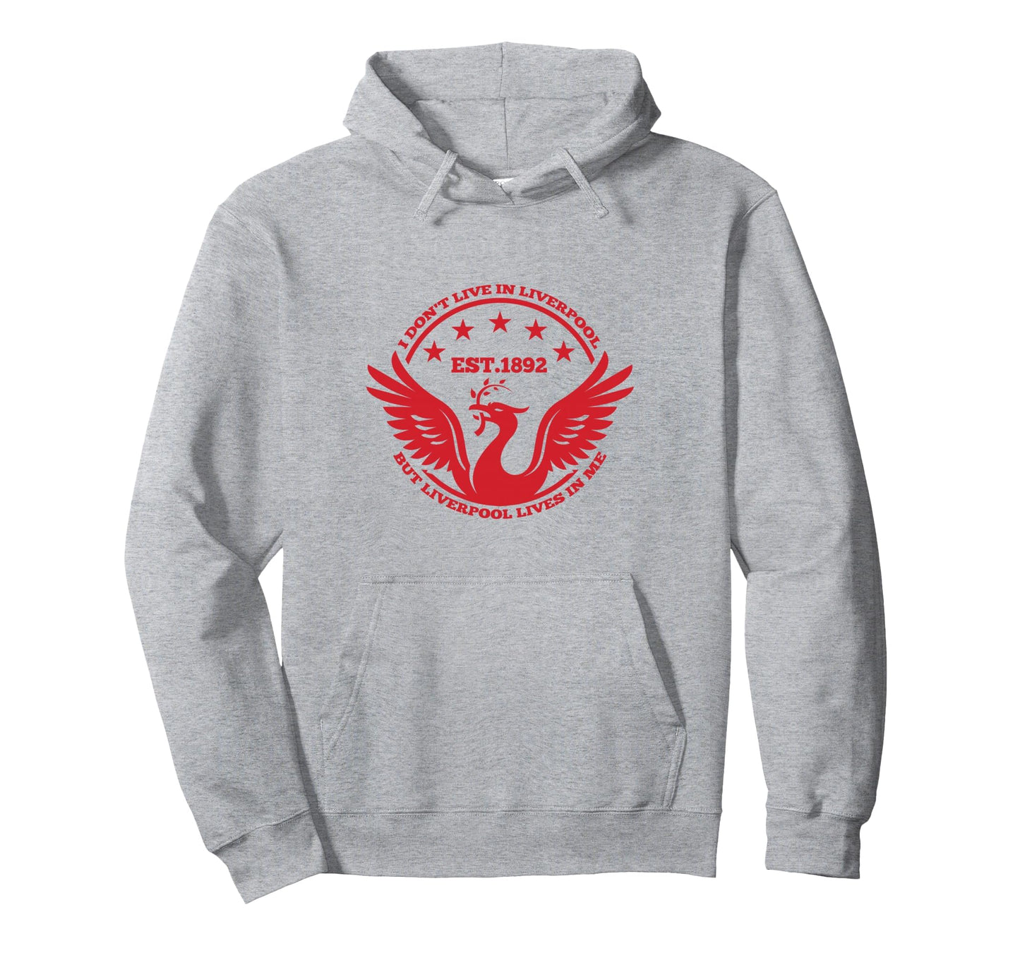 Ynwa Red Soccer Supporters Soccer Dad Hoodie - Minimalist Print for Adults - T-Shirt, Sweatshirt, Hoodie