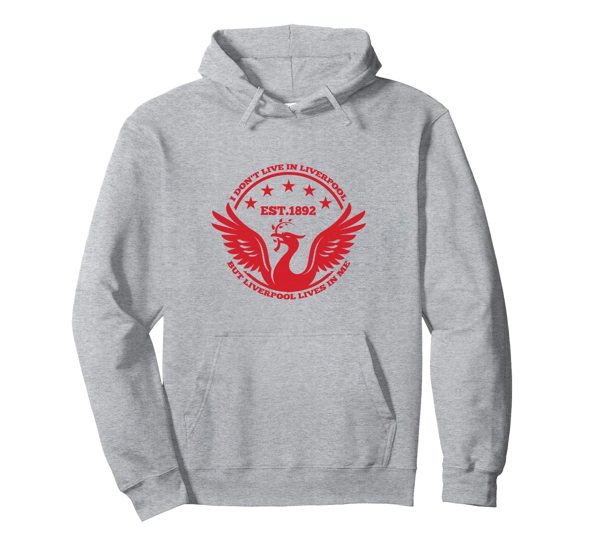 Ynwa Red Soccer Supporters Soccer Dad Hoodie - Minimalist Print for Adults - T-Shirt, Sweatshirt, Hoodie