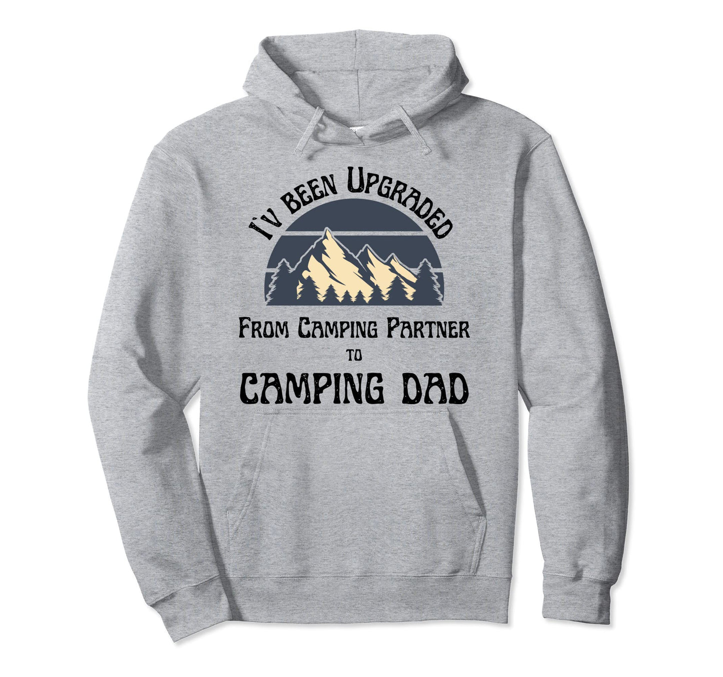 New Dad Camping Hiking Adventure Camp Hoodie - Custom Art Print for Adults - T-Shirt, Sweatshirt, Hoodie