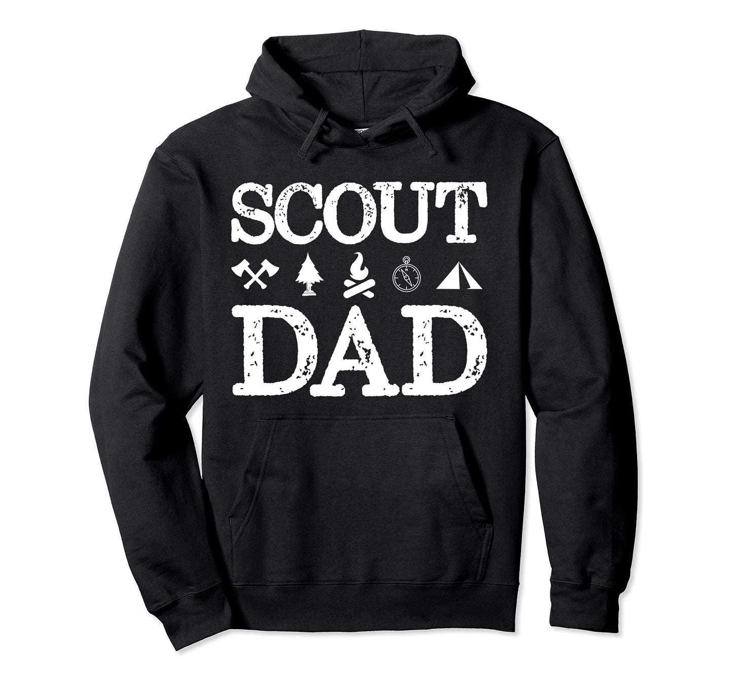 Scout Dad Scouting Troop Supporter Hoodie - Casual Everyday Wear Men Women - T-Shirt, Sweatshirt, Hoodie