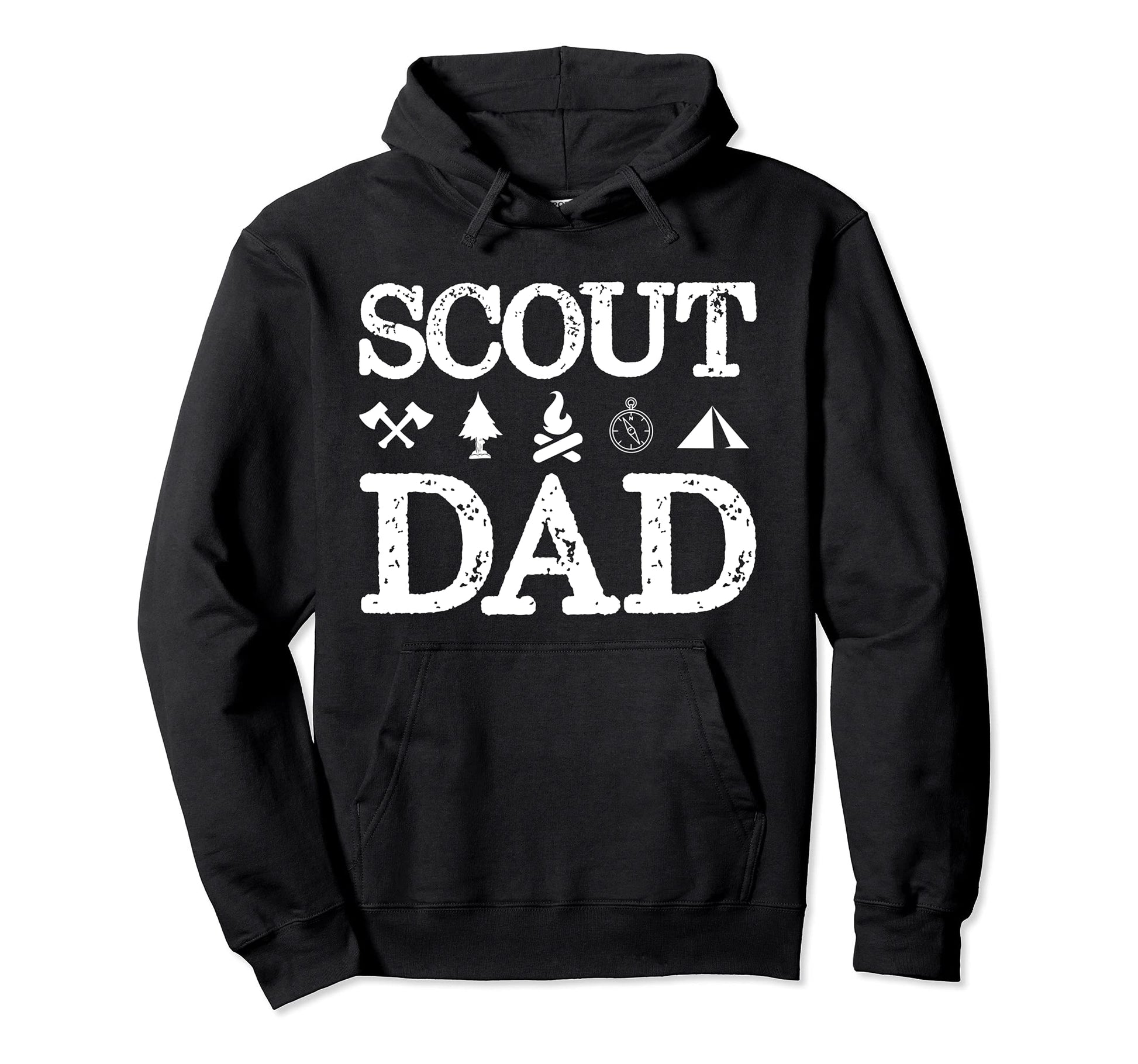 Scout Dad Scouting Troop Supporter Hoodie - Casual Everyday Wear Men Women - T-Shirt, Sweatshirt, Hoodie