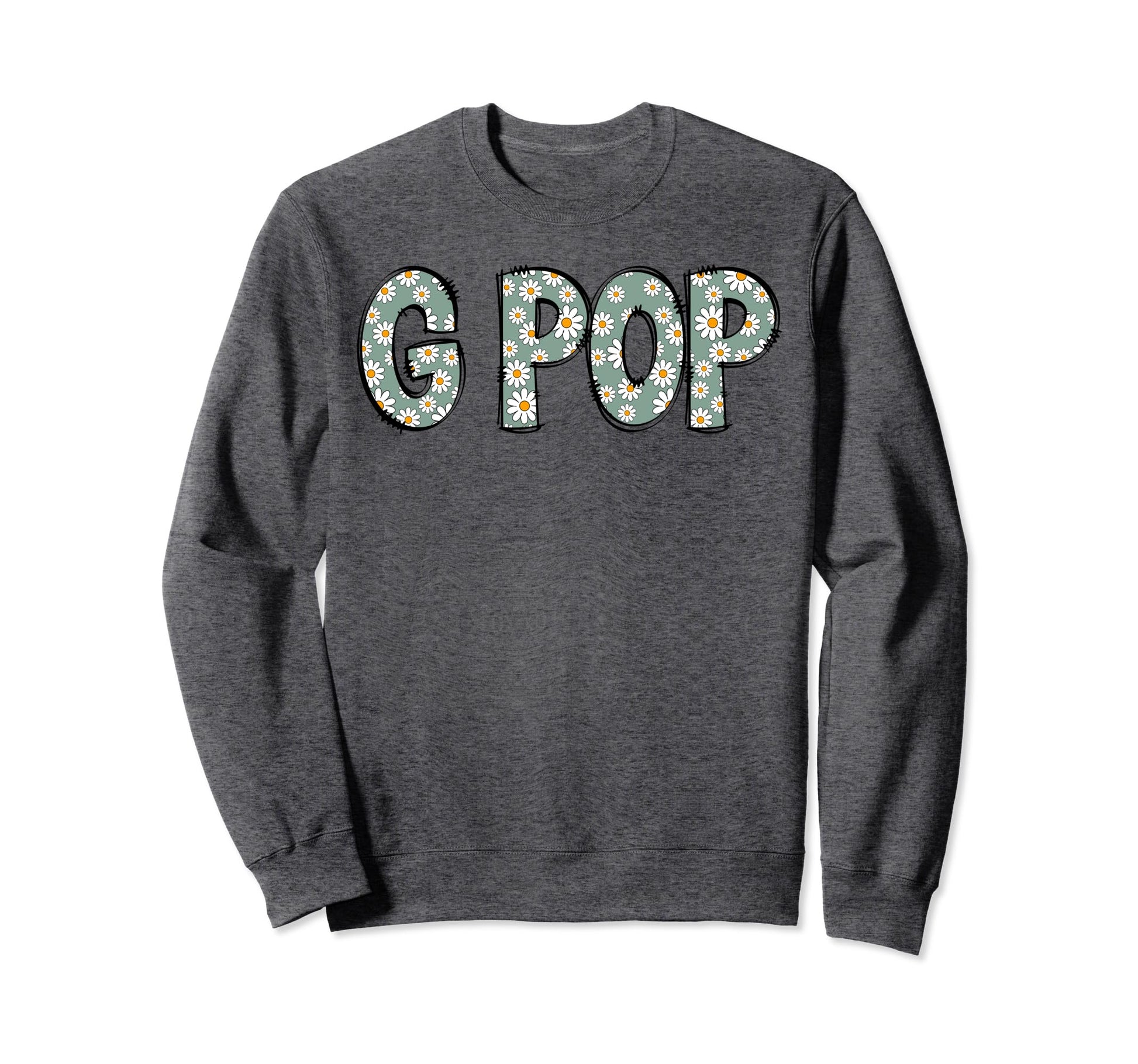 G Pop Colorful Flowers Groovy Daisy Sweatshirt - Streetwear Style Unisex - T-Shirt, Sweatshirt, Hoodie