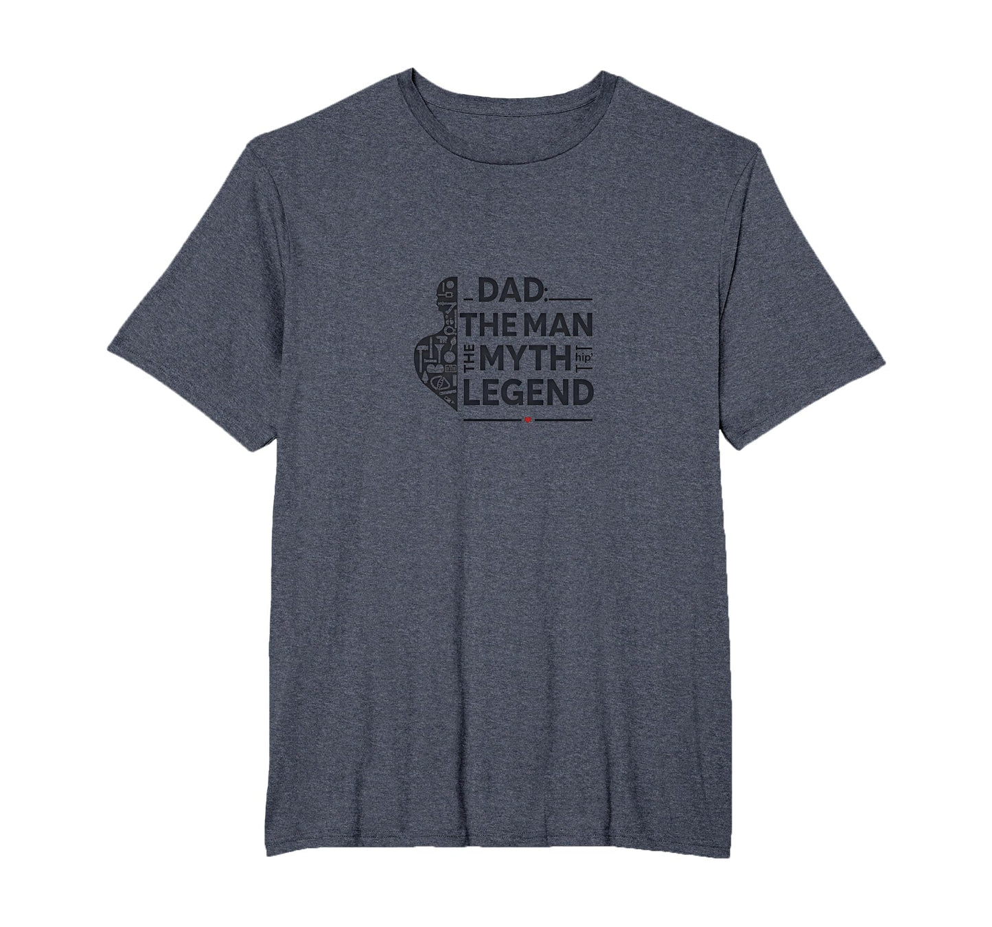 Dad Myth Legend Mens Big And Tall T-Shirt - Custom Art Print Unisex - T-Shirt, Sweatshirt, Hoodie