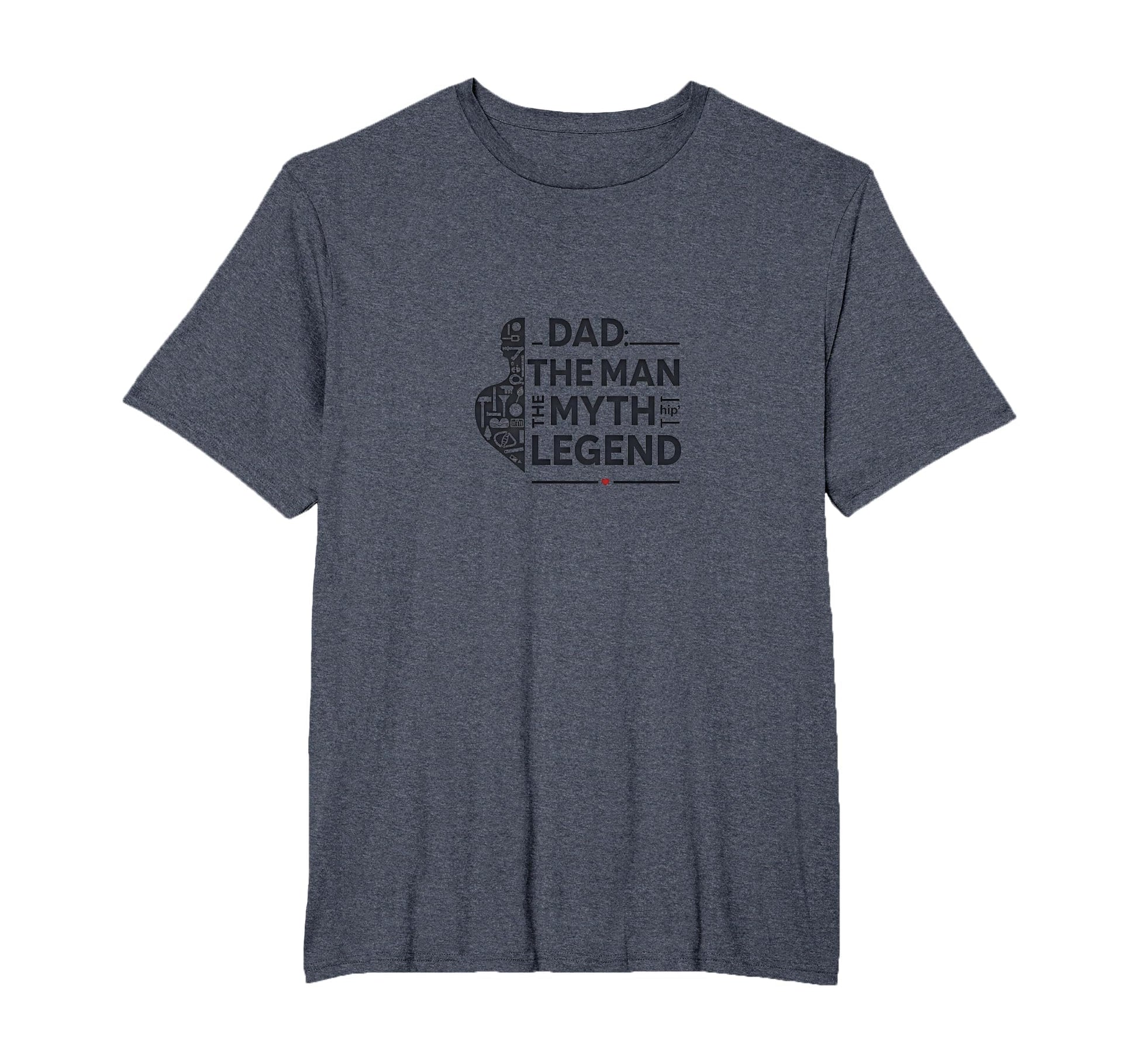 Dad Myth Legend Mens Big And Tall T-Shirt - Aesthetic Graphic Men Women - T-Shirt, Sweatshirt, Hoodie
