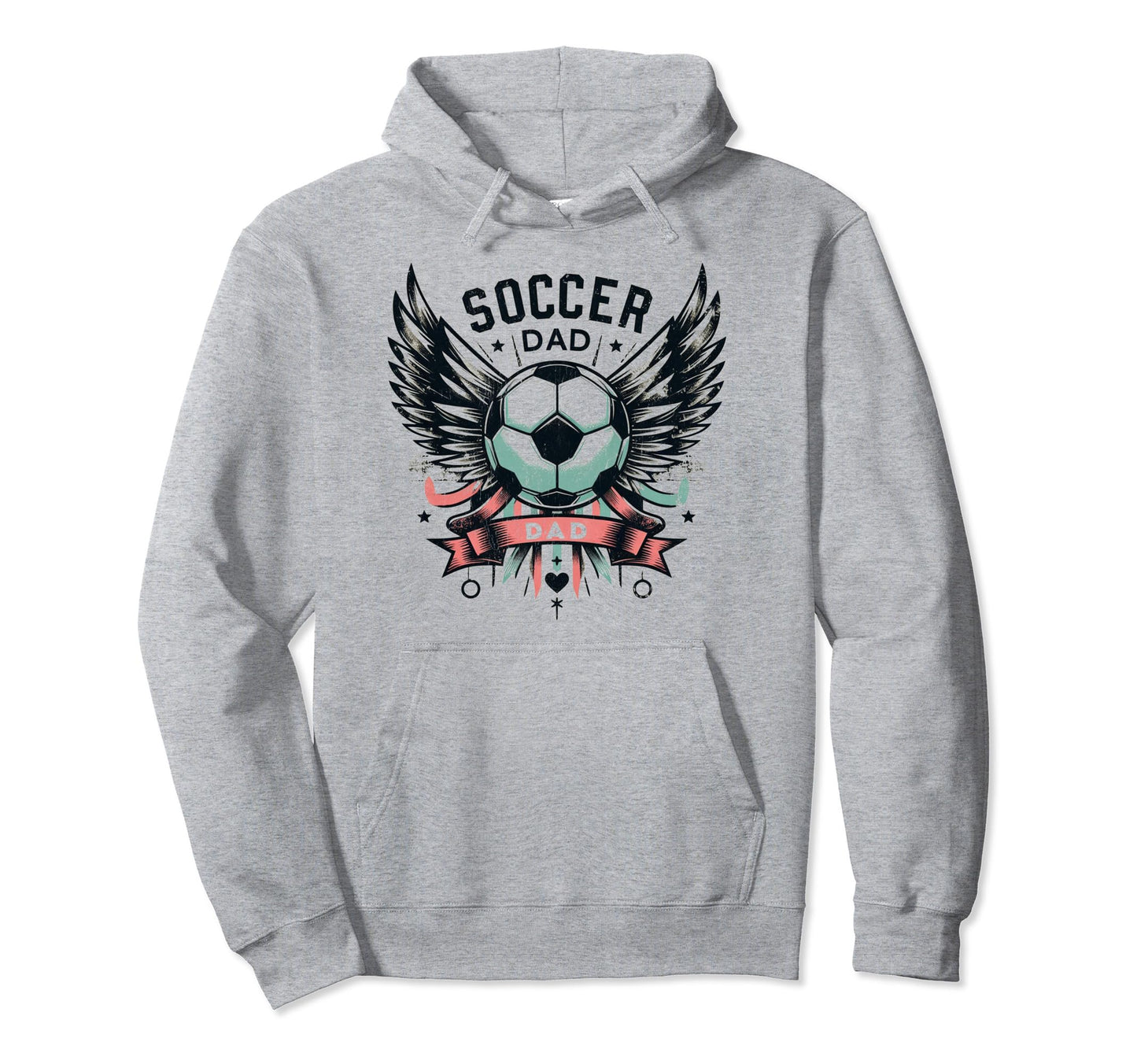 Soccer Dad Family Matching Dad Fathers Day Hoodie - Custom Art Print Unisex - T-Shirt, Sweatshirt, Hoodie