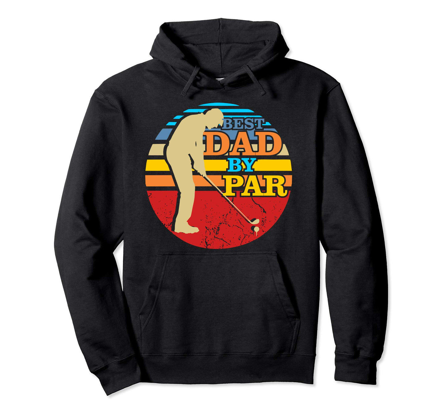 Best Dad Par Golf Ball Tree Golfing Hoodie - Fun Novelty Design for Adults - T-Shirt, Sweatshirt, Hoodie