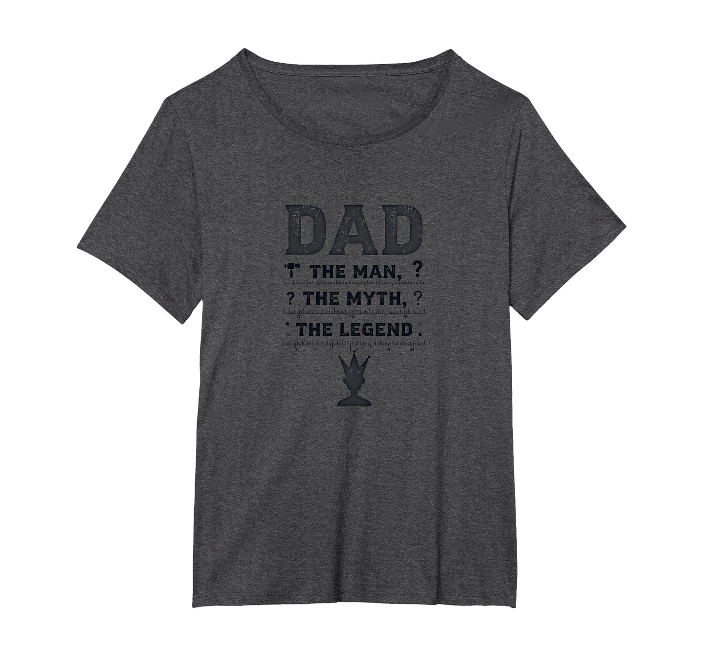 Funny Dads Dad Myth Legend Crown Gift T-Shirt - Unique Graphic Men Women - T-Shirt, Sweatshirt, Hoodie
