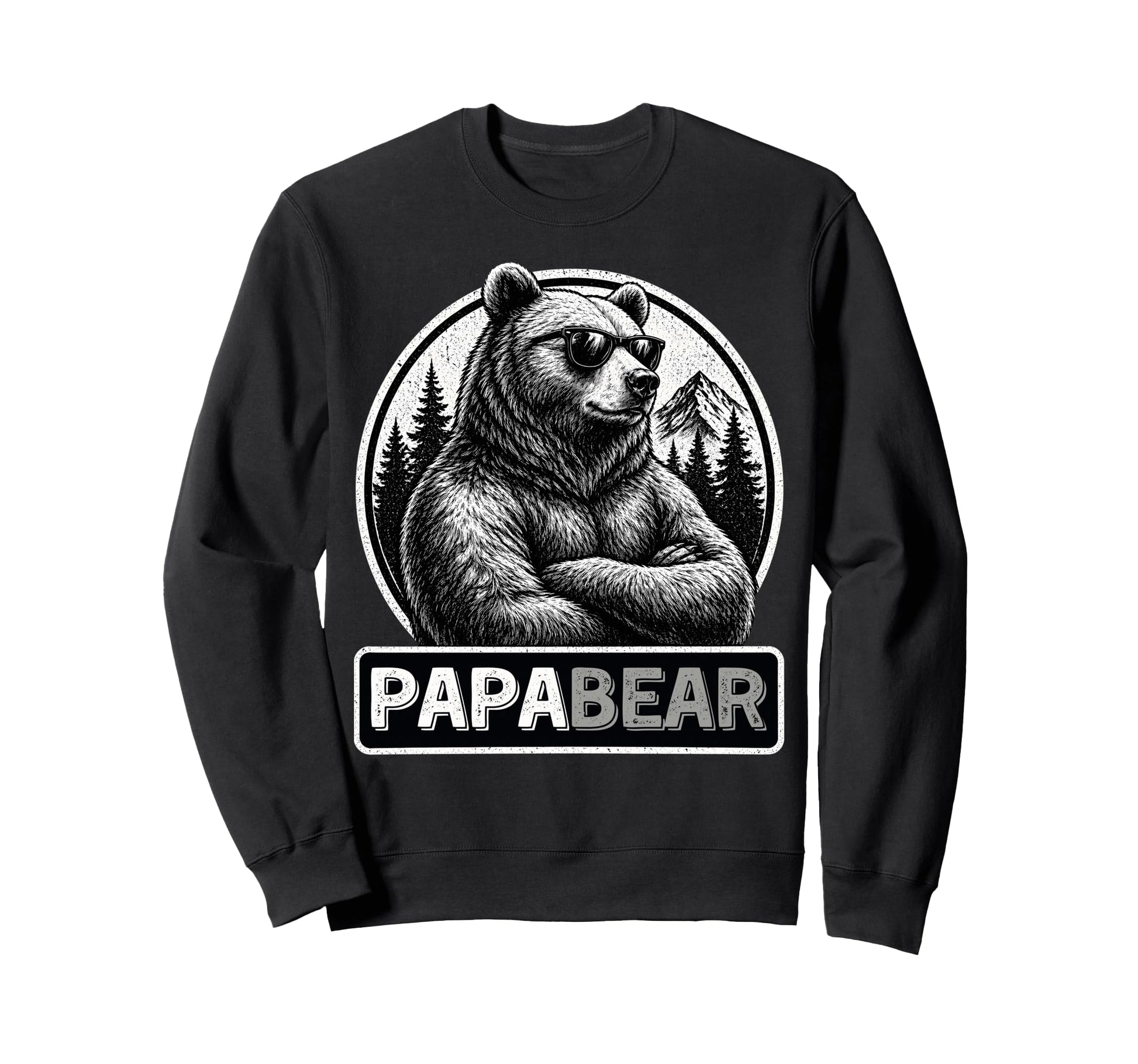 Papa Bear Alpha Father Bear Sweatshirt - Novelty Apparel Men Women - T-Shirt, Sweatshirt, Hoodie