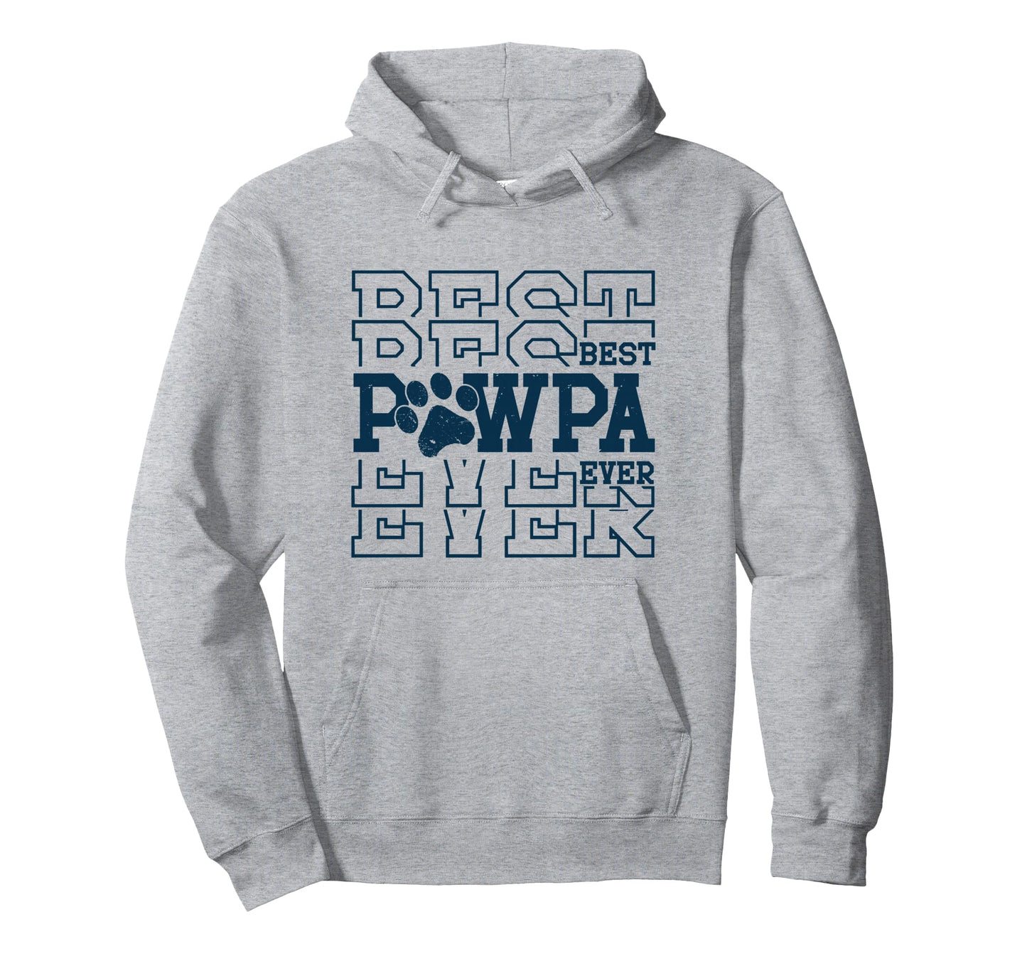 Best Pawpa Ever Dog Grandpa Pet Gifts Hoodie - Custom Art Print for Adults - T-Shirt, Sweatshirt, Hoodie
