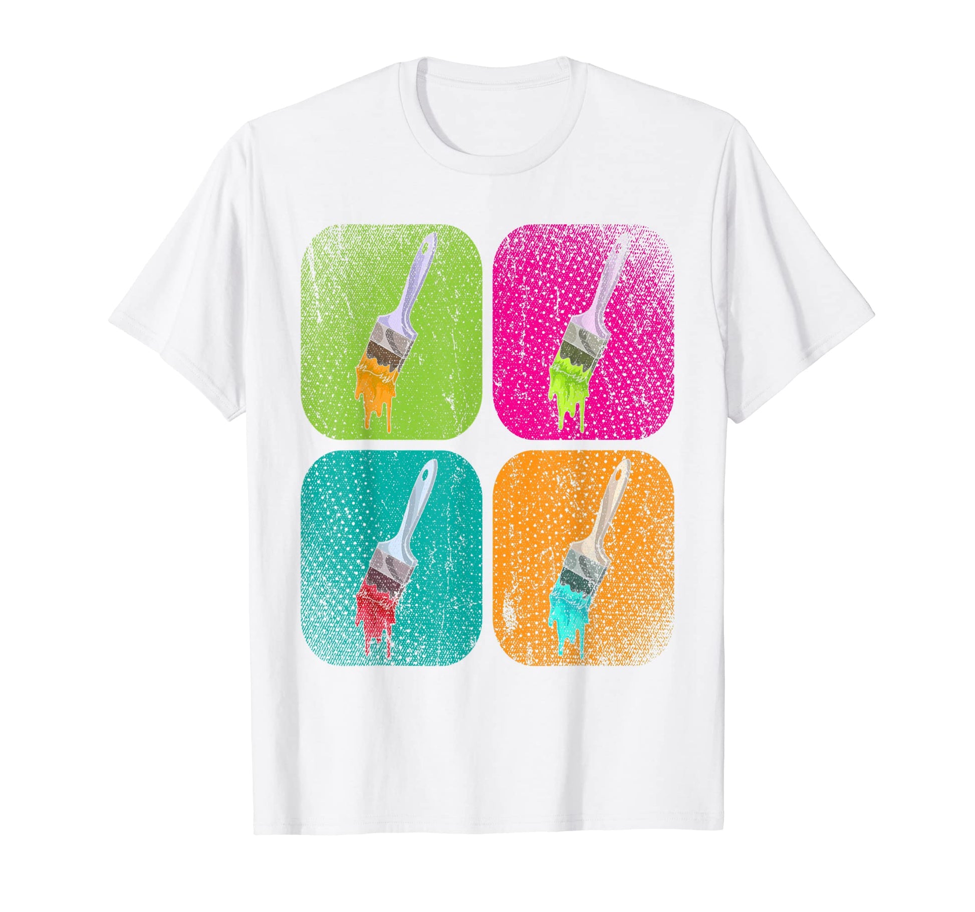 Colorful Paints Art Painting Brush T-Shirt - Streetwear Style Unisex - T-Shirt, Sweatshirt, Hoodie