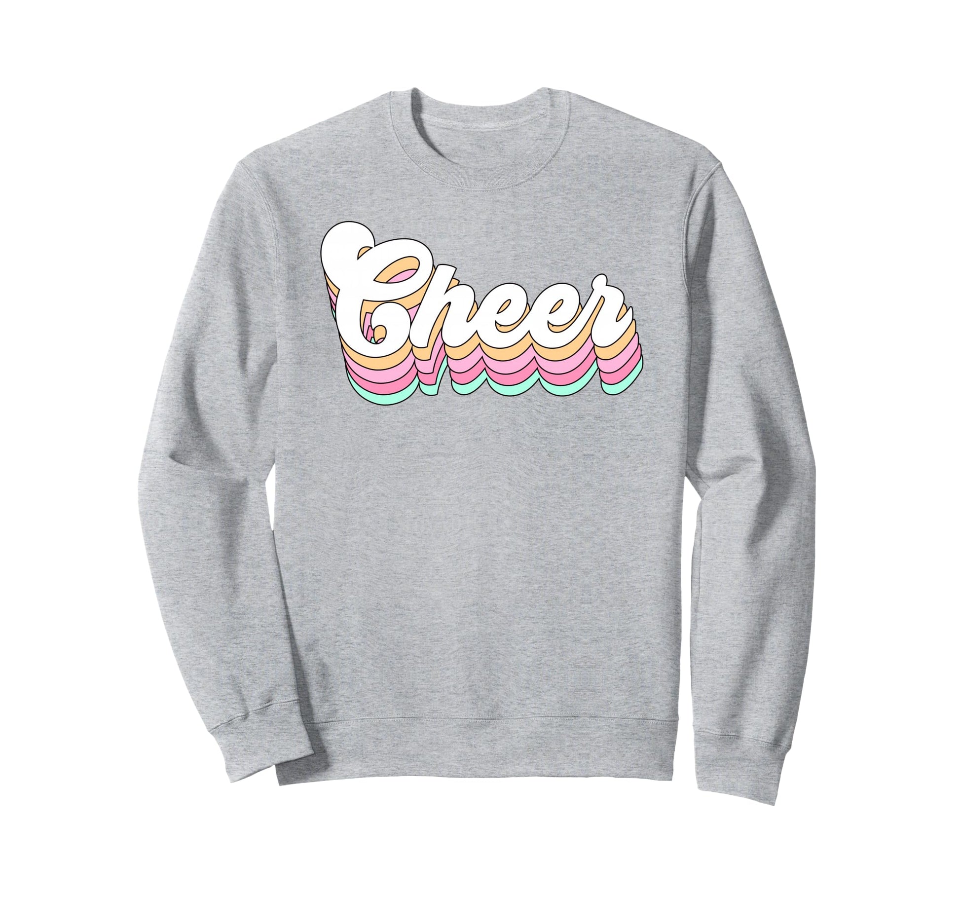 Cheer Pastel Cheerleader Teen Sweatshirt - Casual Everyday Wear Men Women - T-Shirt, Sweatshirt, Hoodie