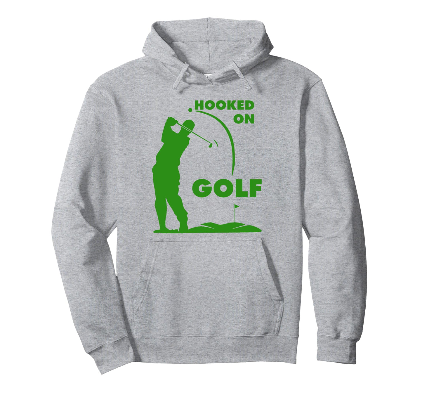 Hooked Golf Golfing Dad Father Day Hoodie - Novelty Apparel Men Women - T-Shirt, Sweatshirt, Hoodie