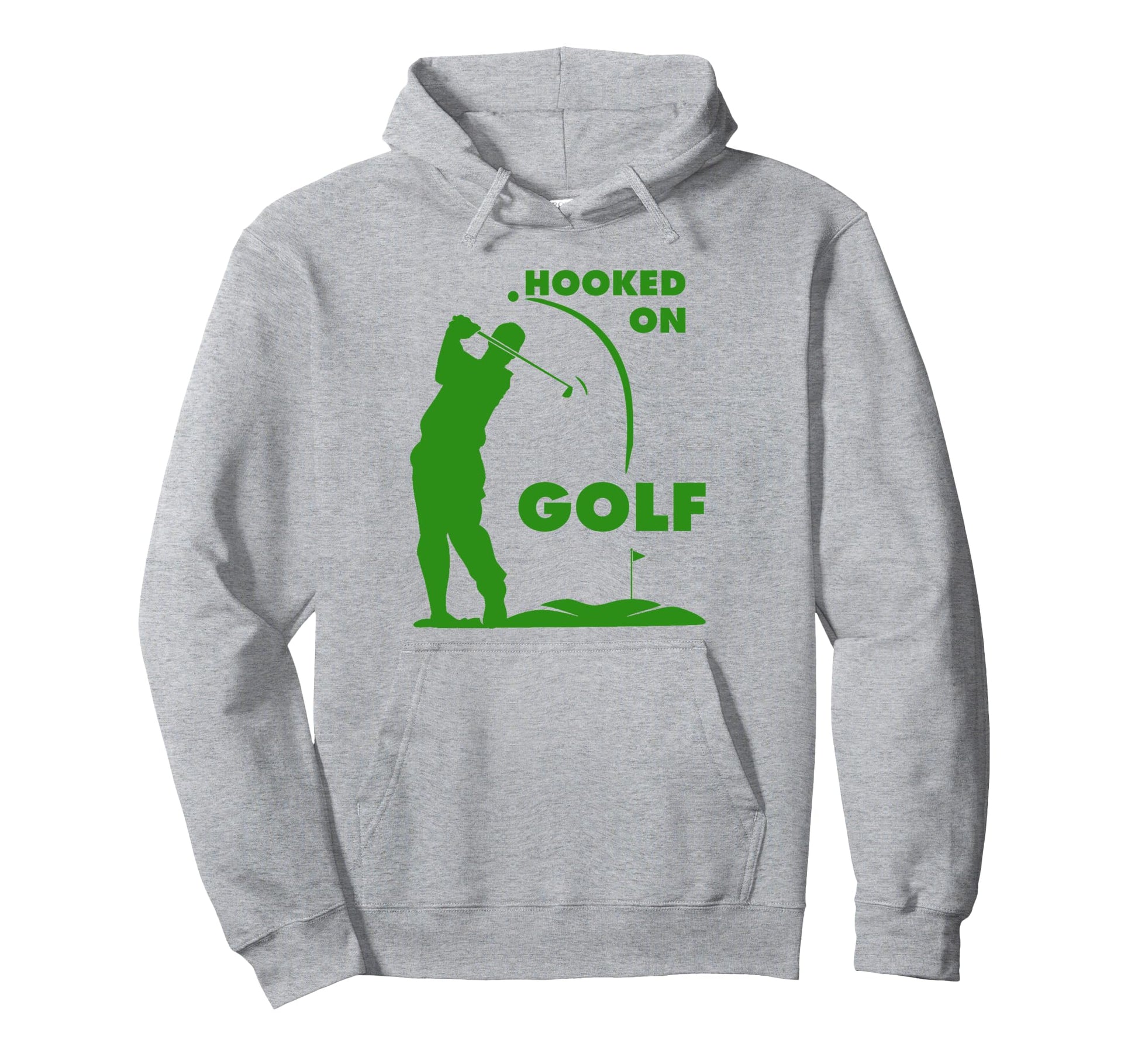 Hooked Golf Golfing Dad Father Day Hoodie - Novelty Apparel Men Women - T-Shirt, Sweatshirt, Hoodie