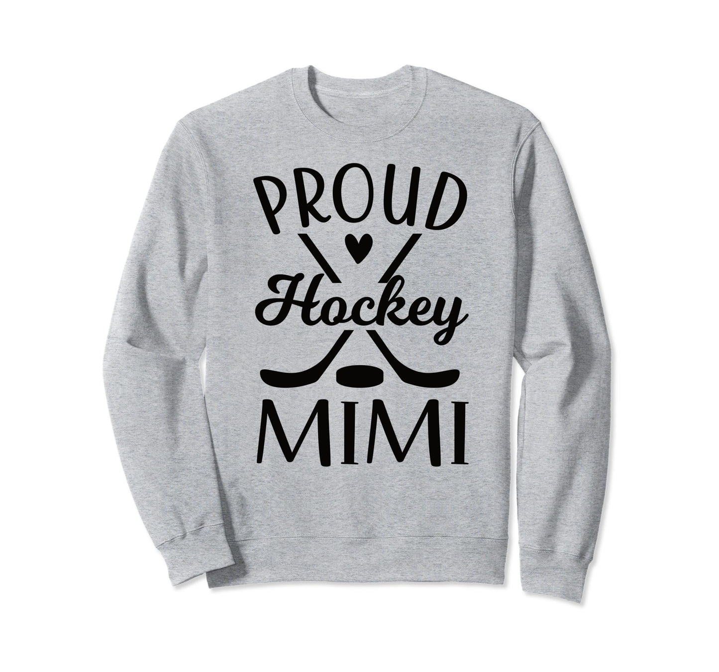 Ice Hockey Mimi Grandma Hockey Sweatshirt - Trendy Graphic for Adults - T-Shirt, Sweatshirt, Hoodie
