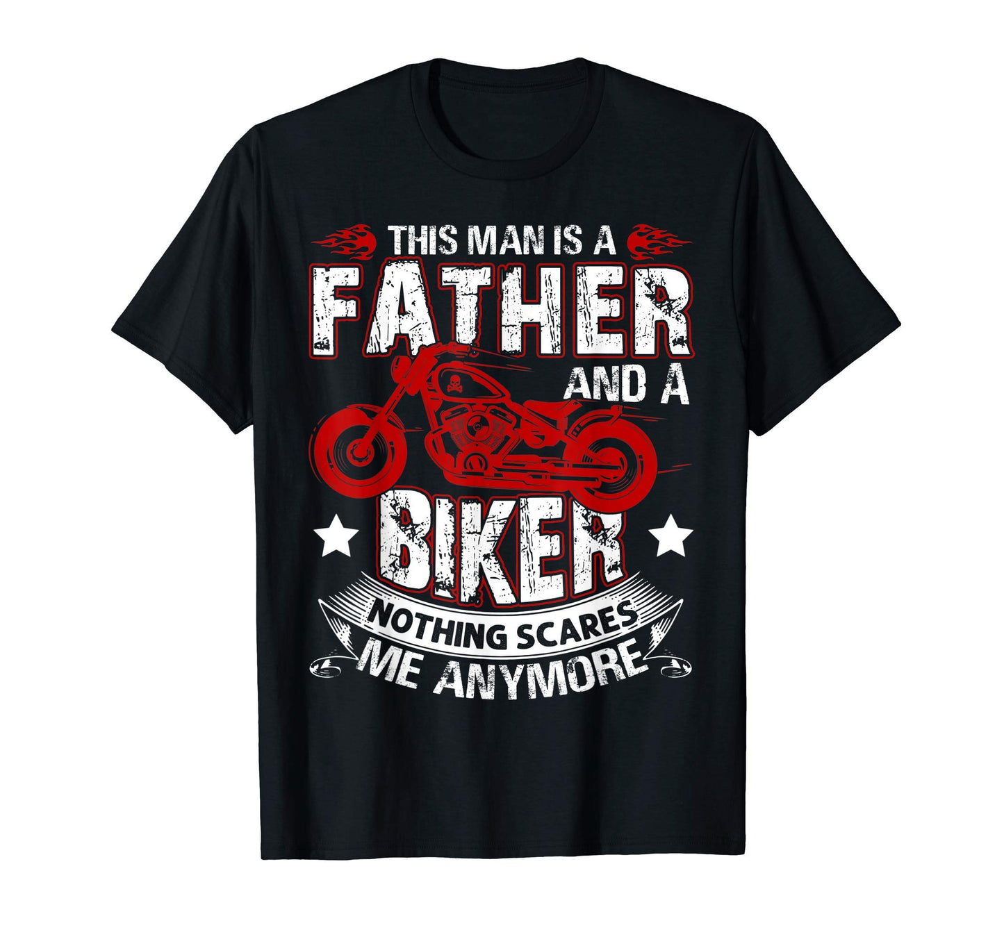 Mens Biker Dad Funny Fathers Day T-Shirt - Casual Everyday Wear Unisex - T-Shirt, Sweatshirt, Hoodie