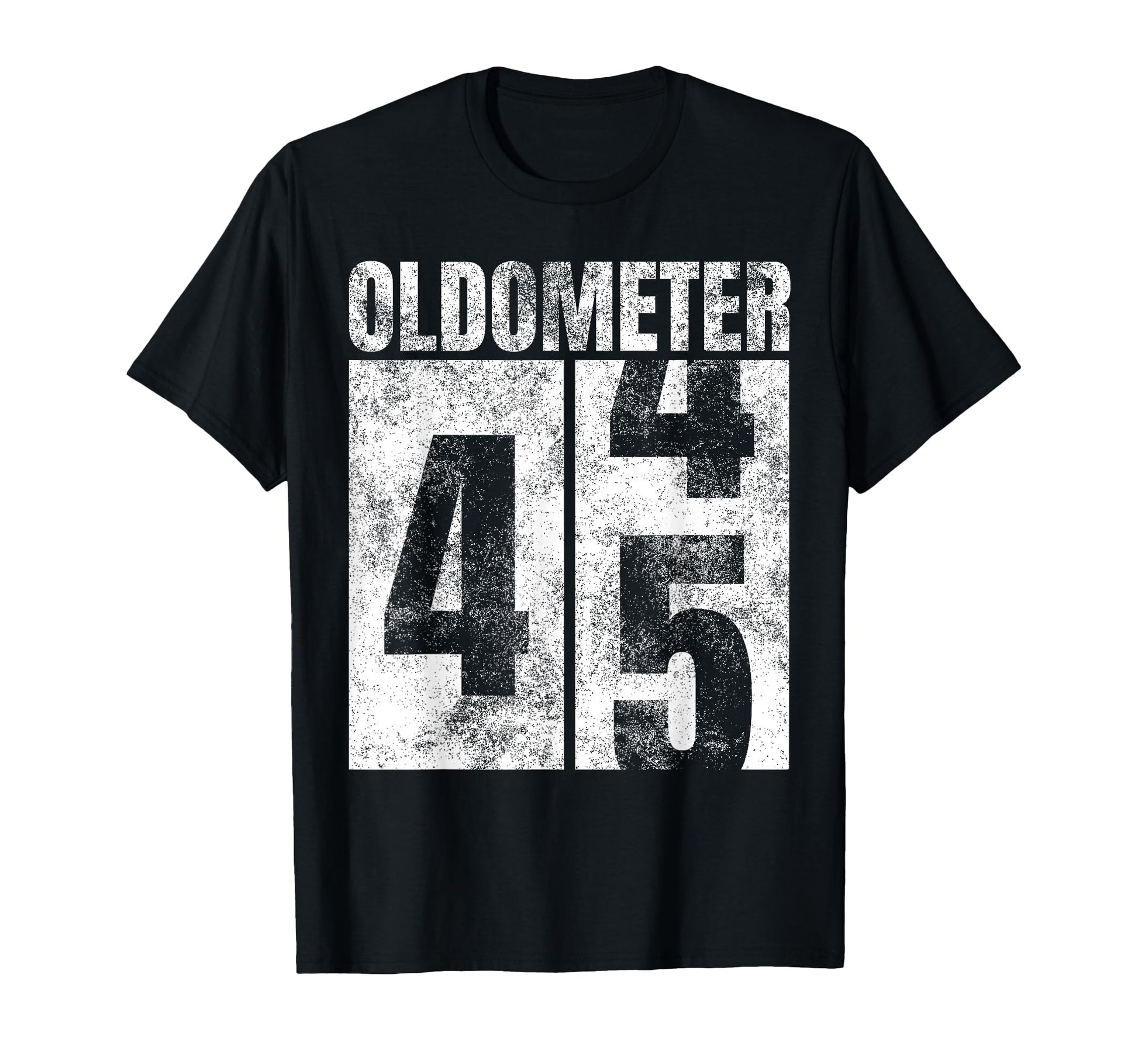 Oldometer 44 45 Yrs Old Bday 45Th T-Shirt - Aesthetic Graphic for Adults - T-Shirt, Sweatshirt, Hoodie