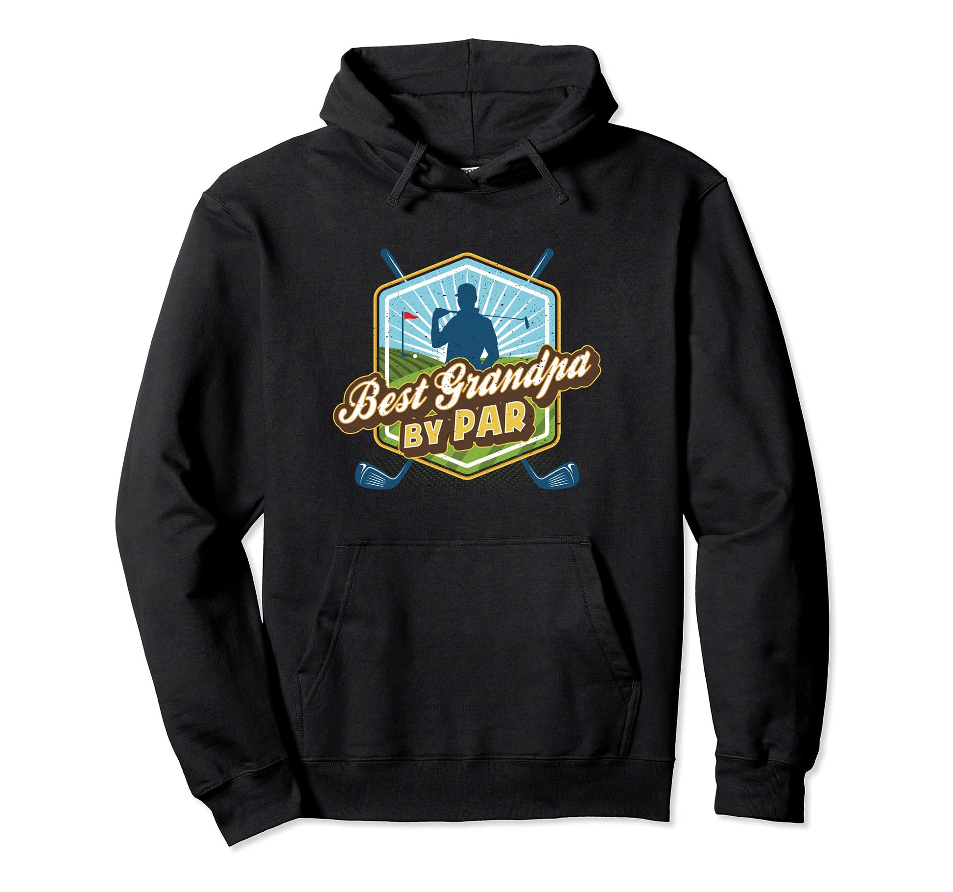 Best Grandpa Par Fathers Day Golf Dad Hoodie - Unique Graphic Men Women - T-Shirt, Sweatshirt, Hoodie