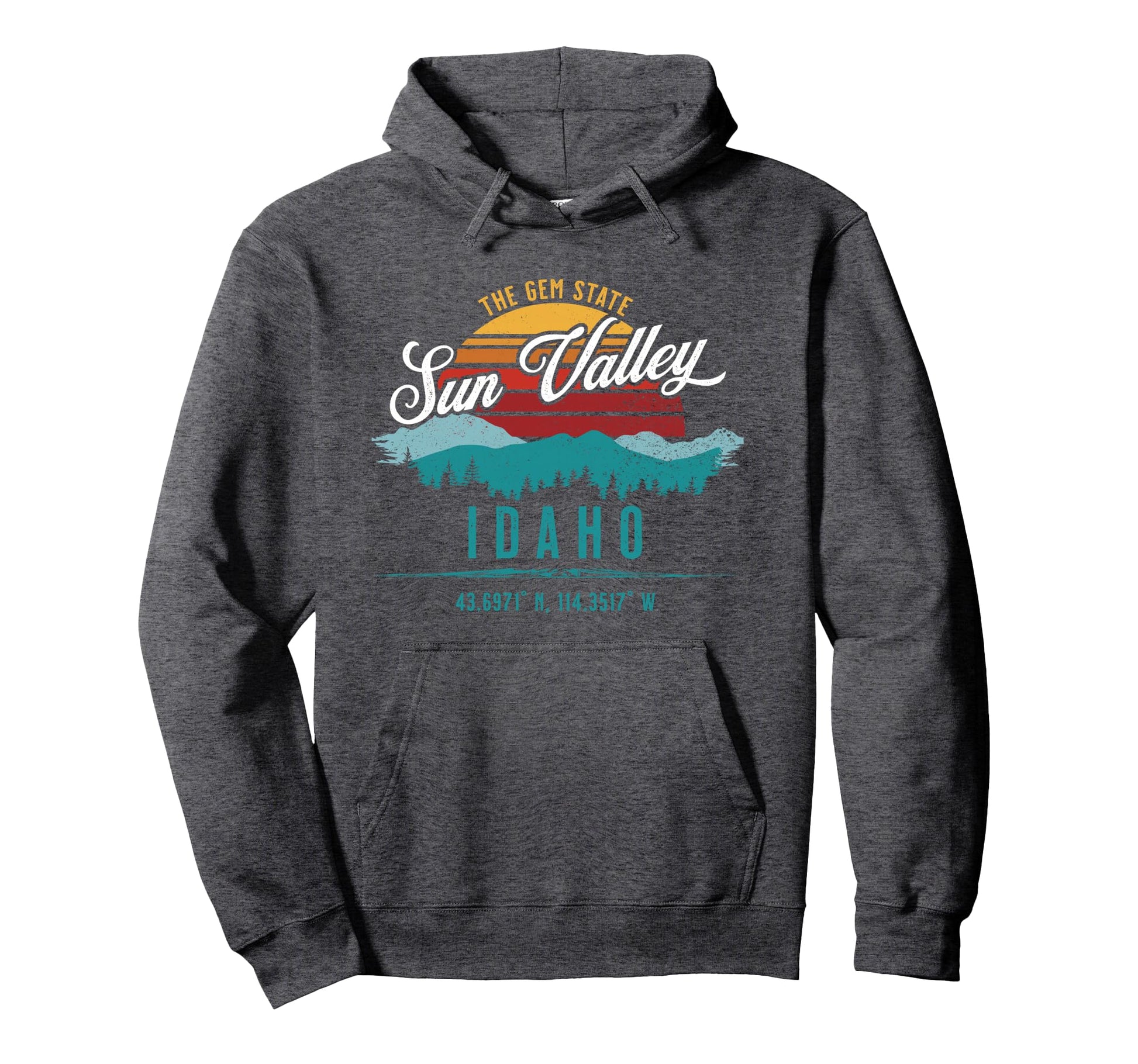 Sun Valley Idaho Sawtooth National Hoodie - Streetwear Style Men Women - T-Shirt, Sweatshirt, Hoodie