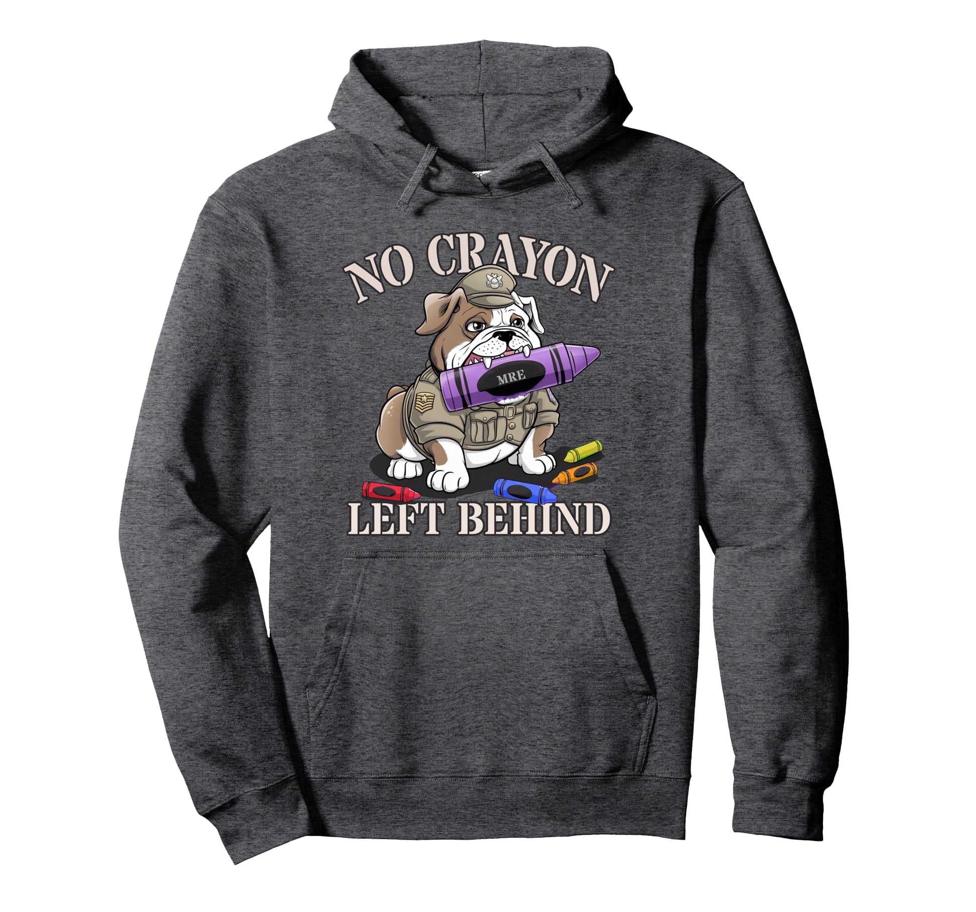 Funny No Crayon Left Behind Our Troop Hoodie - Unique Graphic Men Women - T-Shirt, Sweatshirt, Hoodie