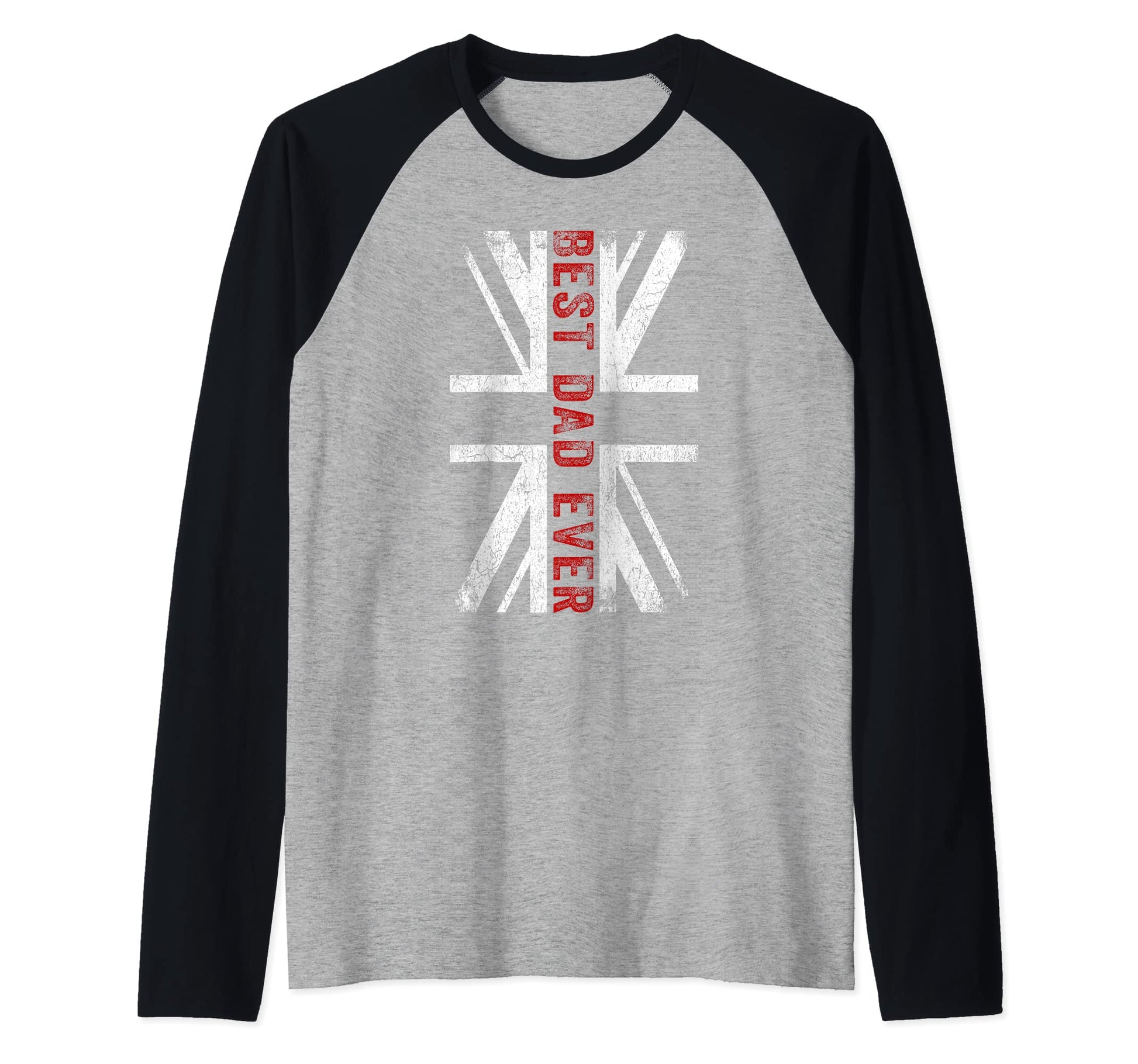 Best Dad Ever Uk Great Britain Union Jack Hoodie - Streetwear Style Unisex - T-Shirt, Sweatshirt, Hoodie