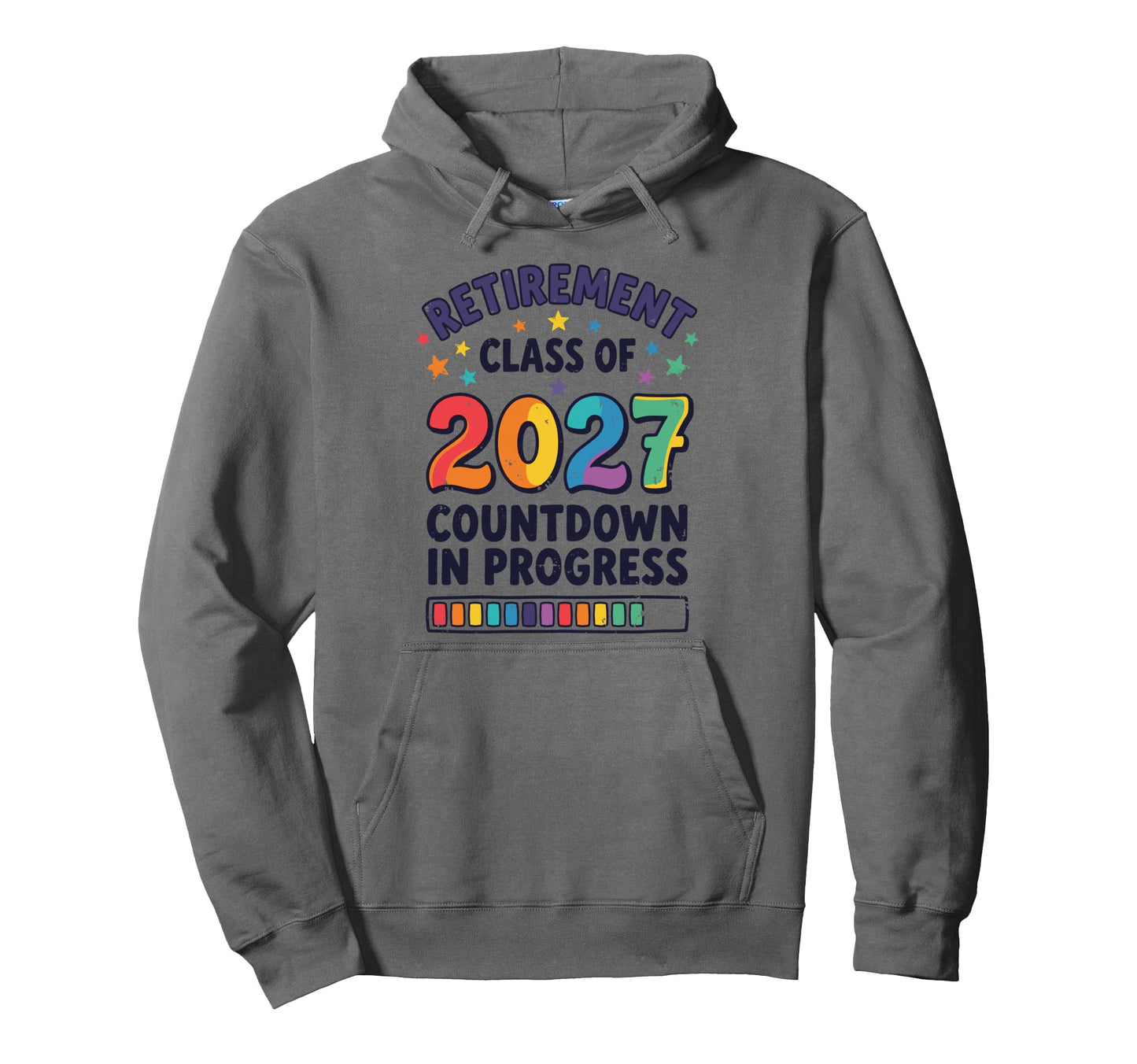 Retired Retirement Class 2027 Hoodie - Novelty Apparel for Adults - T-Shirt, Sweatshirt, Hoodie