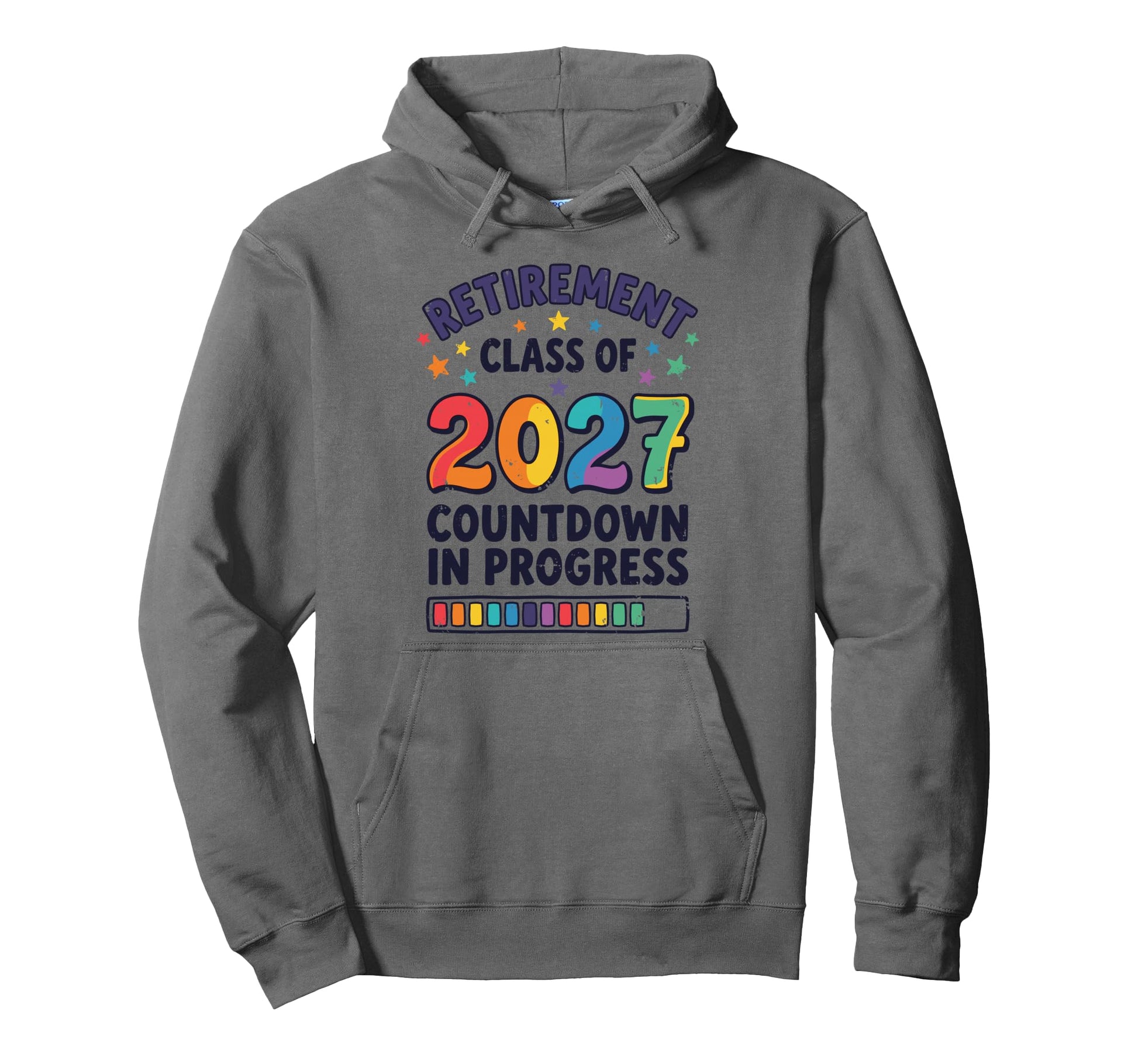 Retired Retirement Class 2027 Hoodie - Novelty Apparel for Adults - T-Shirt, Sweatshirt, Hoodie