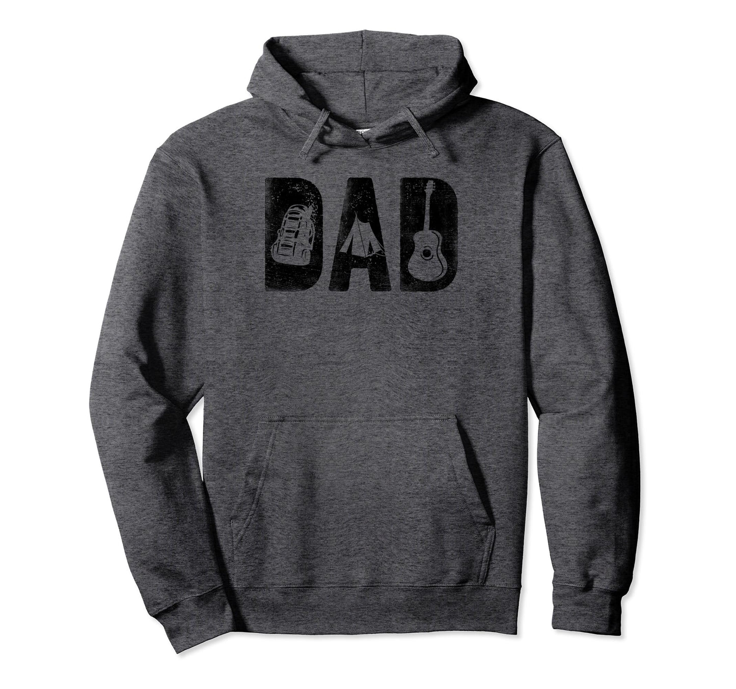 Camping Dad Birthday Bold Font Camp Hoodie - Fun Novelty Design Unisex - T-Shirt, Sweatshirt, Hoodie