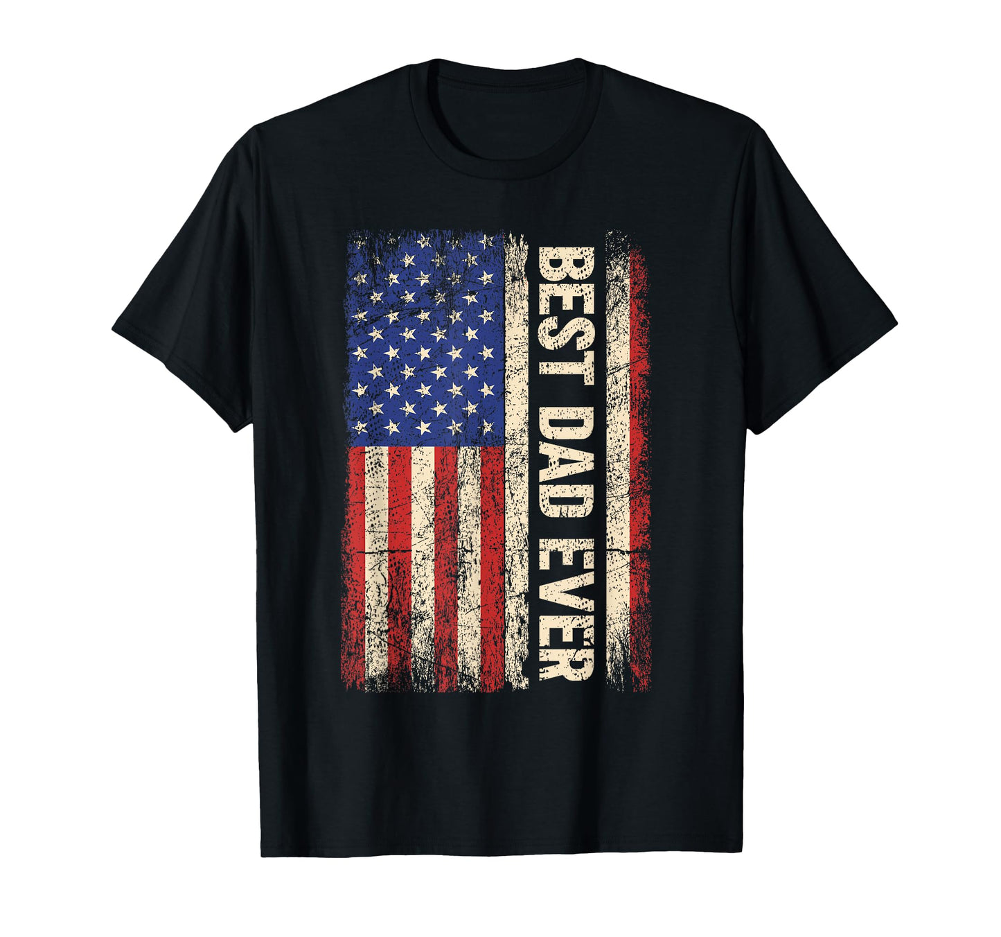 Best Dad Ever Us American Flag Gifts T-Shirt - Aesthetic Graphic Men Women - T-Shirt, Sweatshirt, Hoodie