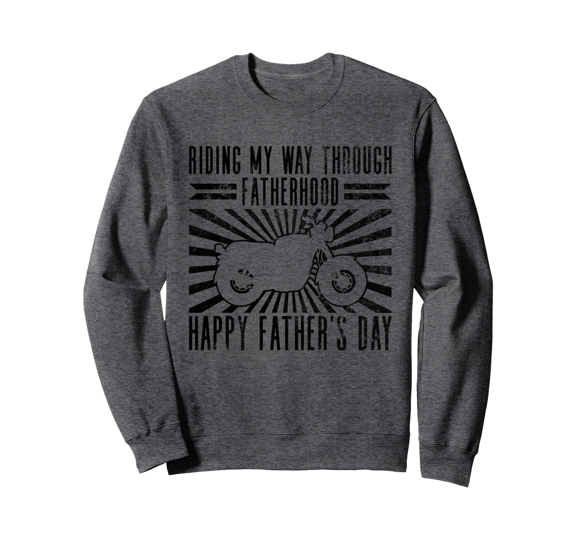 Riding My Way Through Sweatshirt - Casual Everyday Wear Men Women - T-Shirt, Sweatshirt, Hoodie