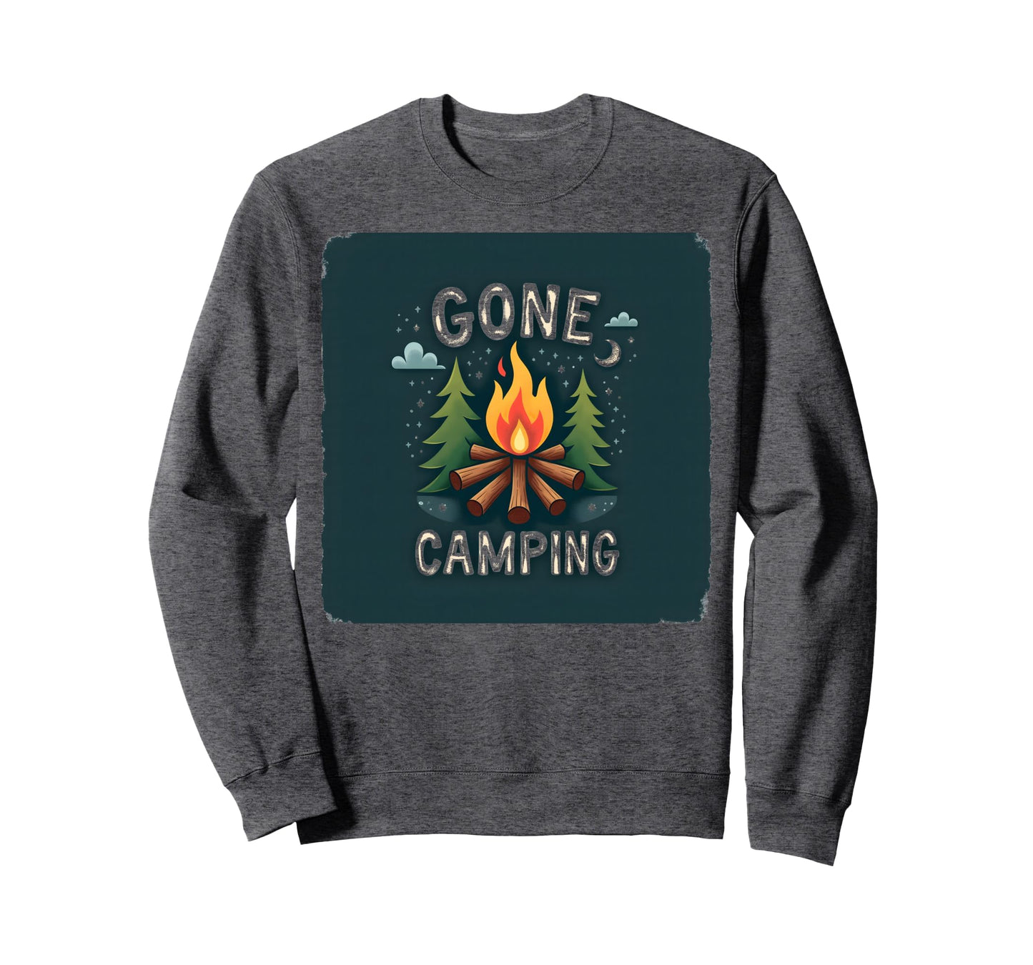 Gone Camping Dad Life Is Good Sweatshirt - Aesthetic Graphic Men Women - T-Shirt, Sweatshirt, Hoodie