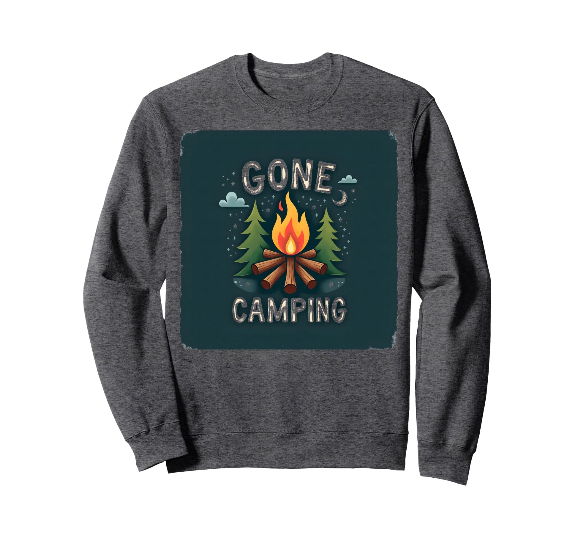 Gone Camping Dad Life Is Good Sweatshirt - Aesthetic Graphic Men Women - T-Shirt, Sweatshirt, Hoodie