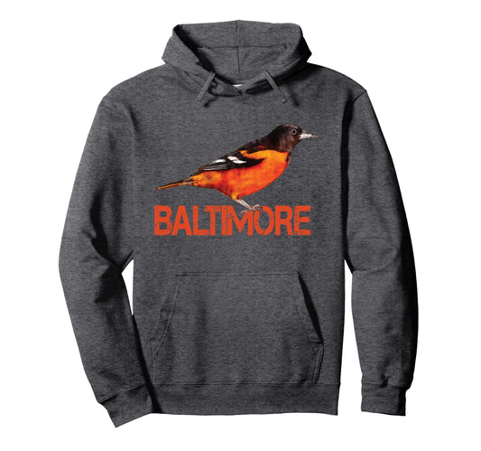 Baltimore Maryland Lord Baltimore Oriole Hoodie - Trendy Graphic Men Women - T-Shirt, Sweatshirt, Hoodie