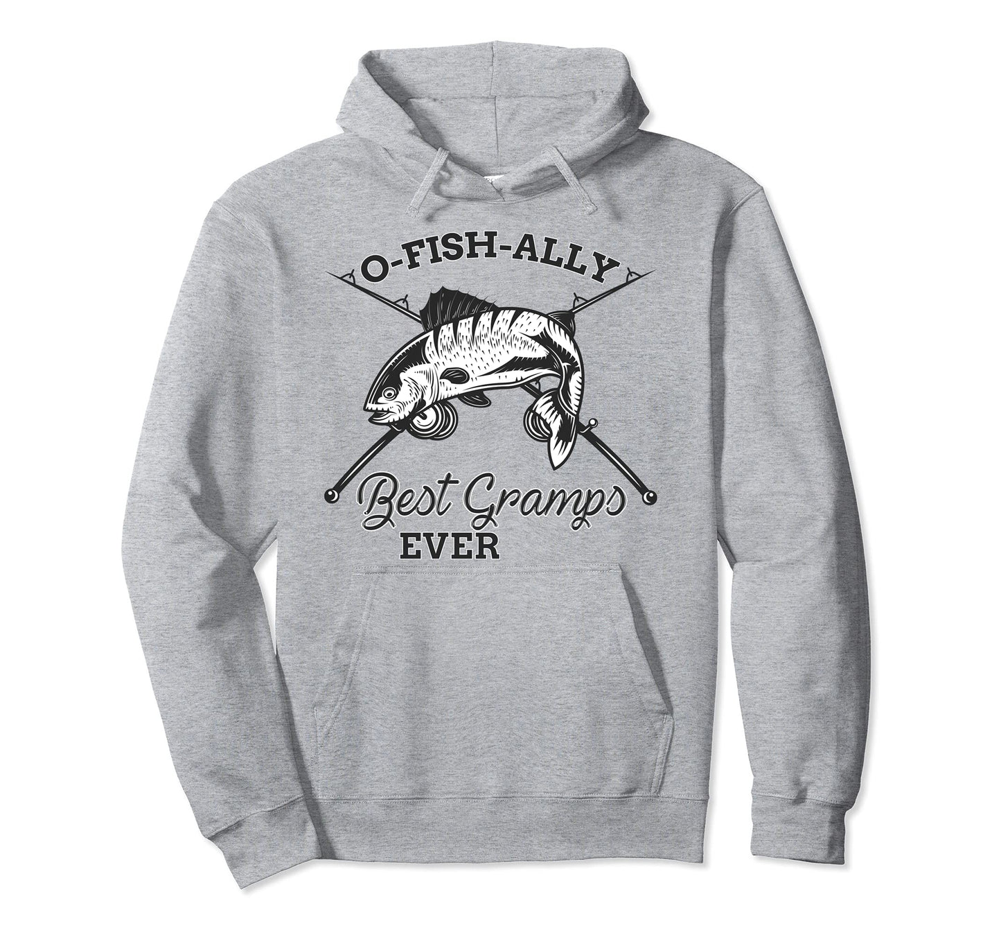 Funny Fishing Gramps Fisherman Best Dad Hoodie - Custom Art Print Unisex - T-Shirt, Sweatshirt, Hoodie