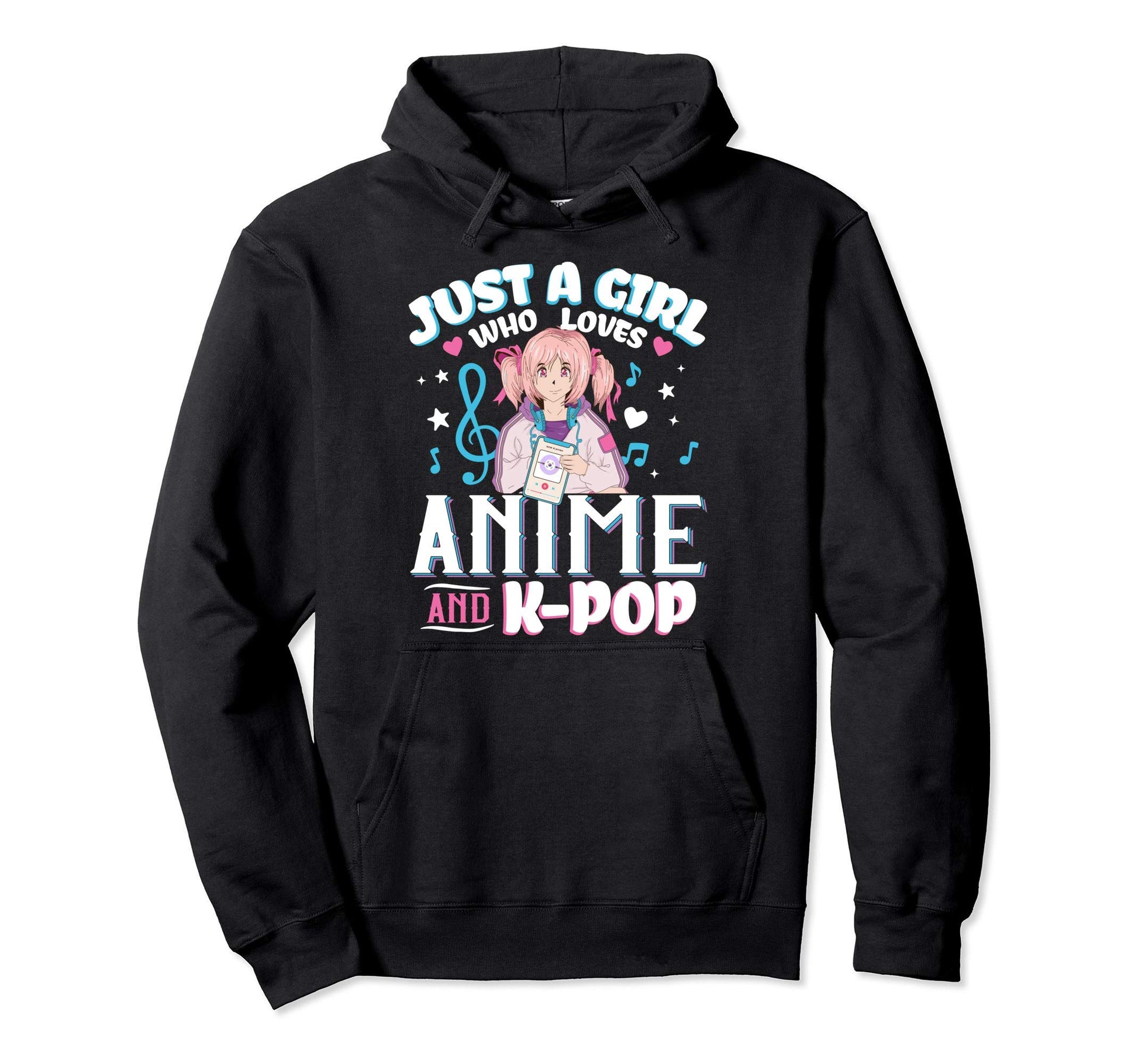 Just Who Loves Anime K Pop Funny Hoodie - Casual Everyday Wear Unisex - T-Shirt, Sweatshirt, Hoodie