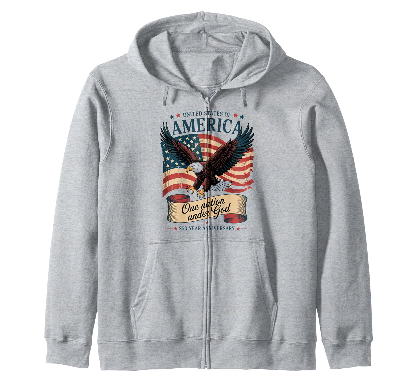 United States 250 Year Anniversary Sweatshirt - Fun Novelty Design Unisex - T-Shirt, Sweatshirt, Hoodie