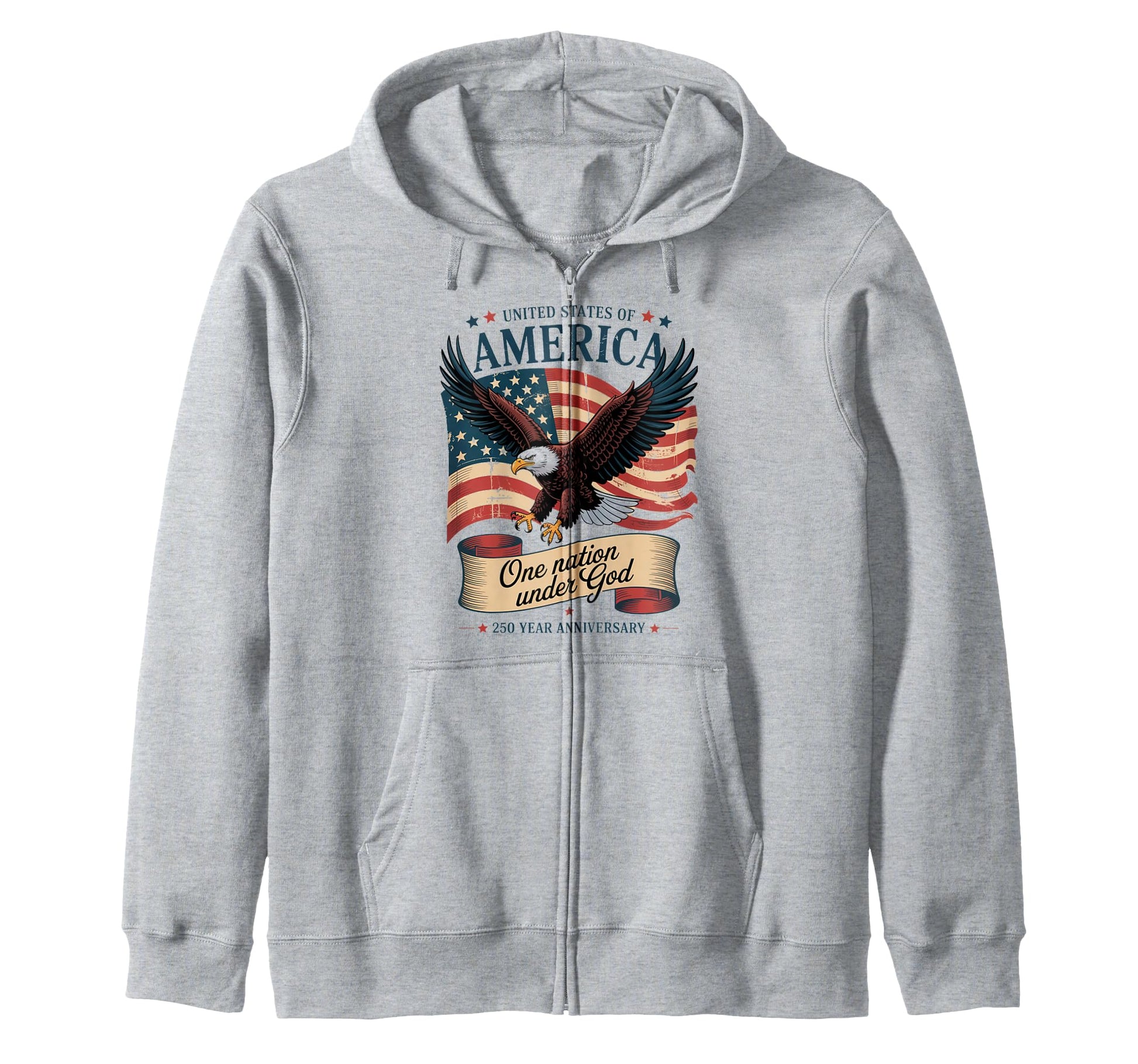 United States 250 Year Anniversary Sweatshirt - Fun Novelty Design Unisex - T-Shirt, Sweatshirt, Hoodie