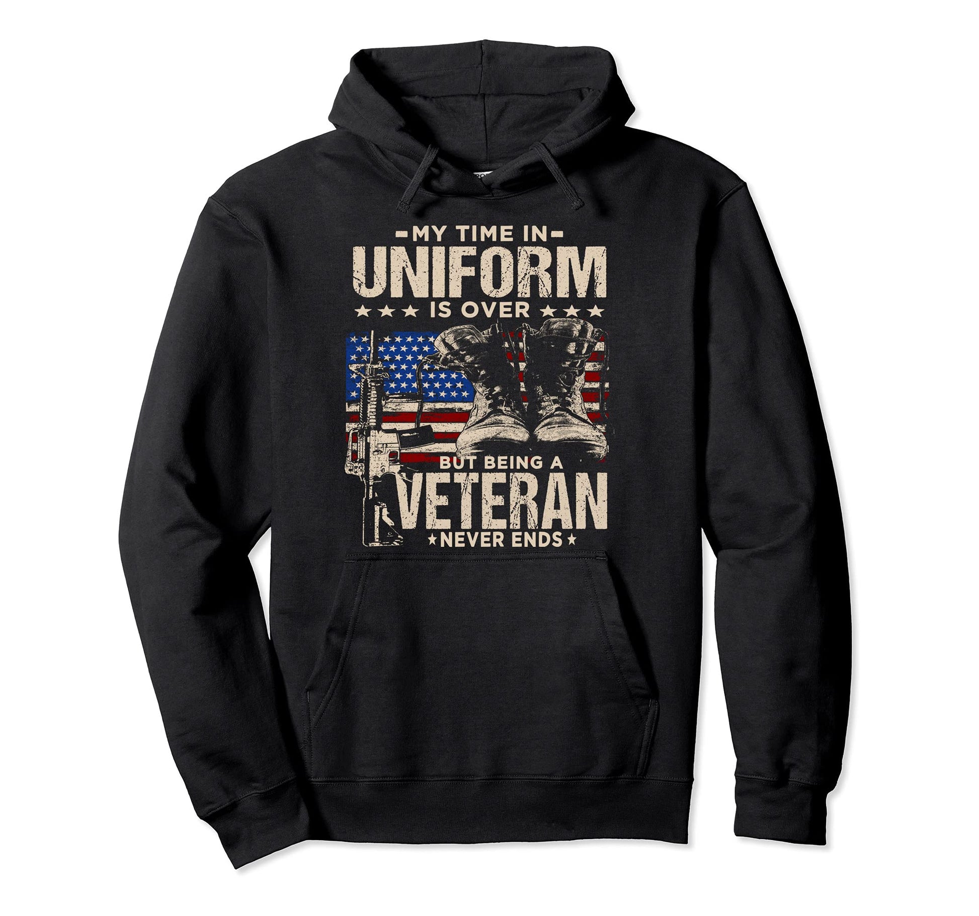 My Time Uniform Is Over But Being Hoodie - Unique Graphic Men Women - T-Shirt, Sweatshirt, Hoodie