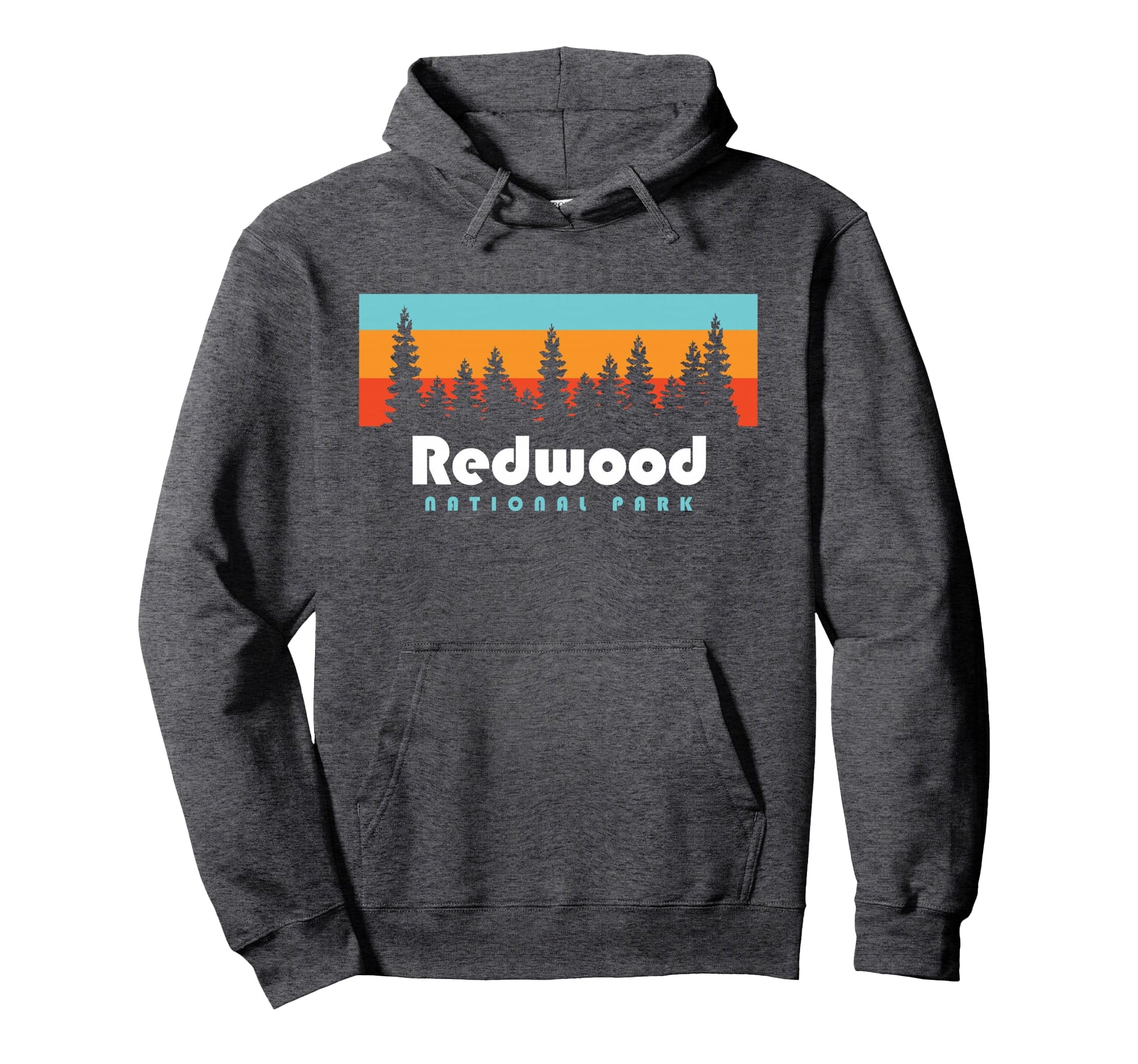 Redwood National Park California Trees Hoodie - Aesthetic Graphic Unisex - T-Shirt, Sweatshirt, Hoodie