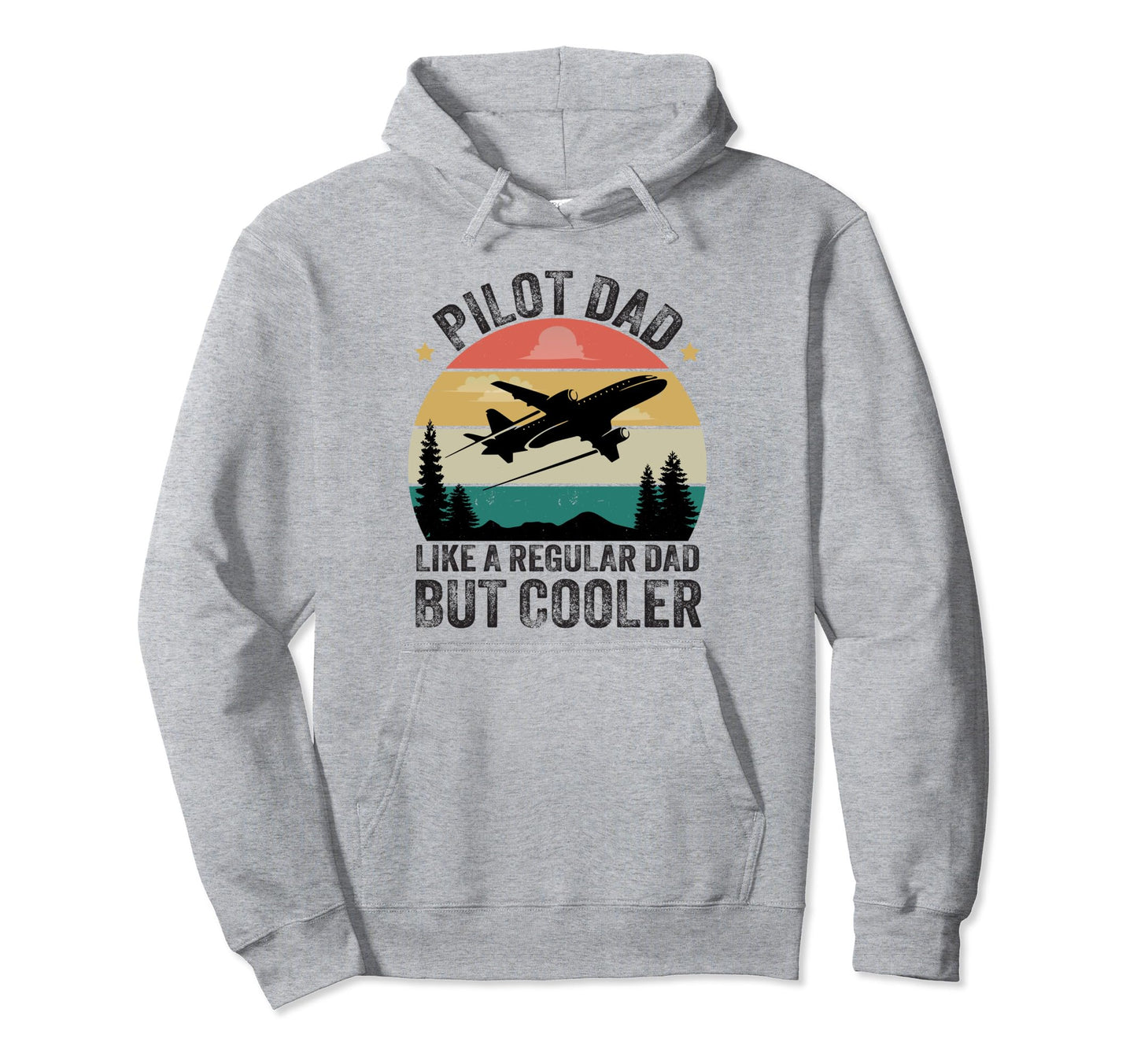 Pilot Dad Like Regular Dad But Cooler Hoodie - Minimalist Print Men Women - T-Shirt, Sweatshirt, Hoodie