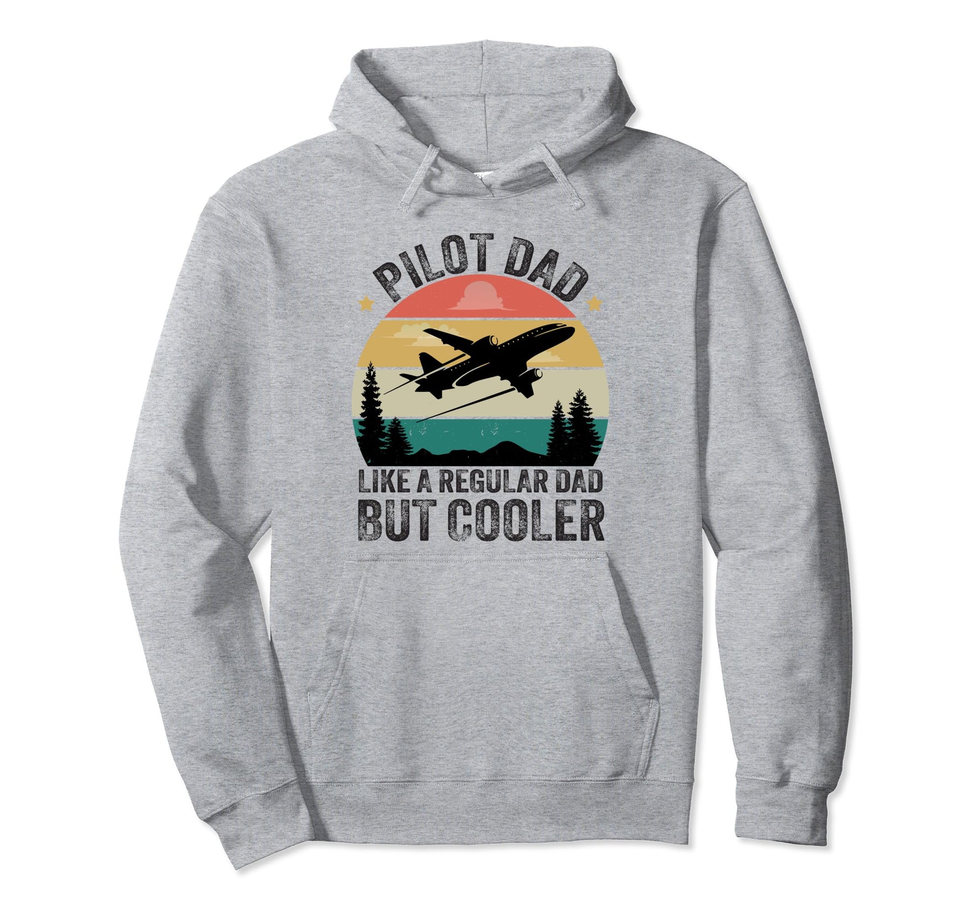 Pilot Dad Like Regular Dad But Cooler Hoodie - Minimalist Print Men Women - T-Shirt, Sweatshirt, Hoodie