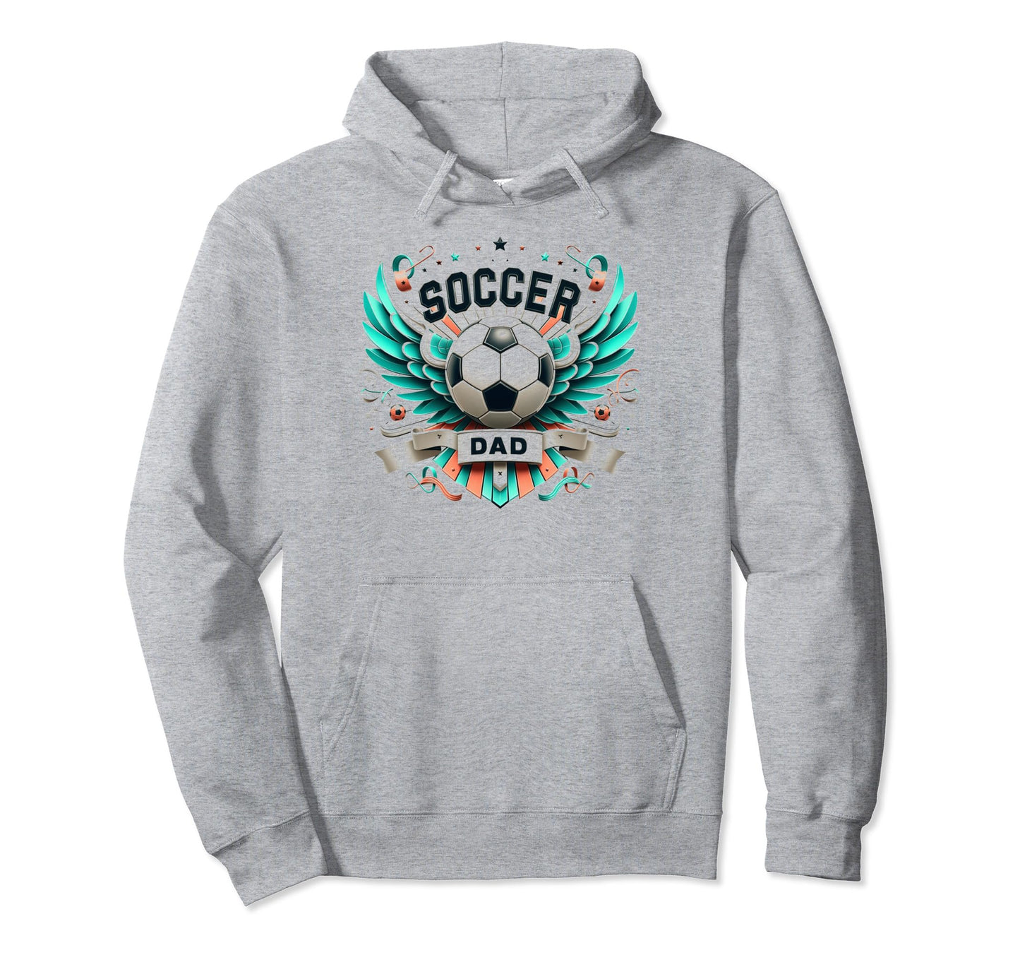Soccer Dad Family Matching Dad Hoodie - Aesthetic Graphic for Adults - T-Shirt, Sweatshirt, Hoodie