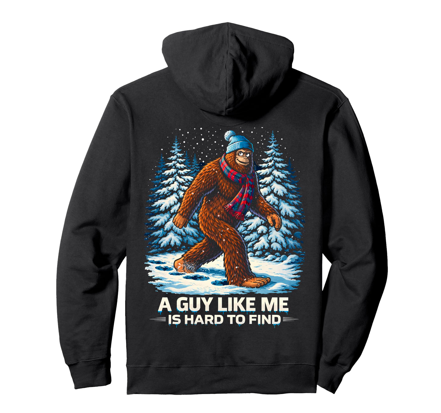 Funny Bigfoot Sunset Forest Sasquatch Hoodie - Graphic Print Men Women - T-Shirt, Sweatshirt, Hoodie
