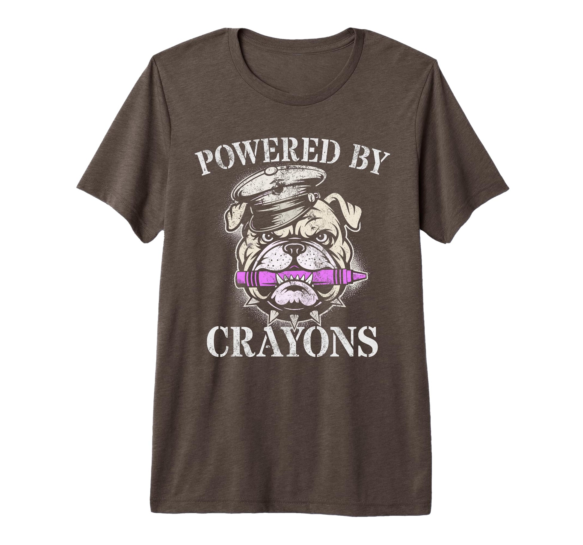 Powered Crayons Soldier Dad Team T-Shirt - Graphic Print Men Women - T-Shirt, Sweatshirt, Hoodie