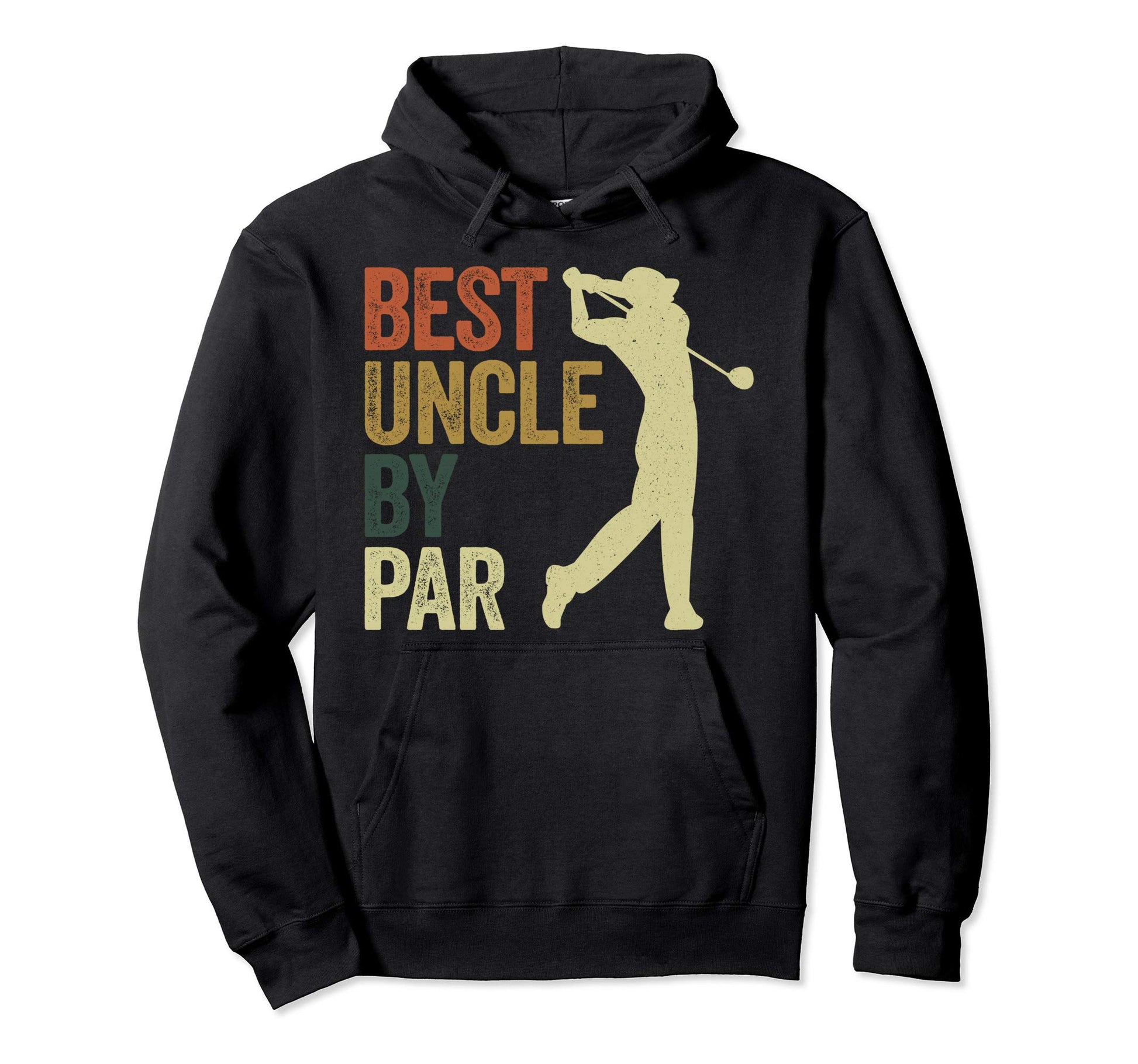 Funny Best Uncle Par Golf Dad Fun Uncle Hoodie - Graphic Print Unisex - T-Shirt, Sweatshirt, Hoodie