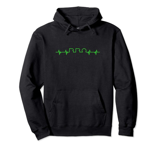 Bbq Heartbeat Funny Bbq Is My Lifeline Hoodie - Unique Graphic Men Women - T-Shirt, Sweatshirt, Hoodie