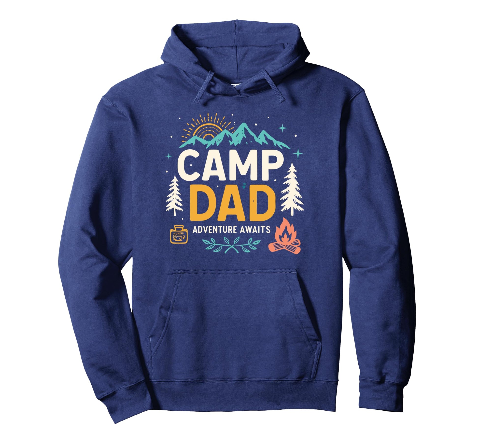 Wilderness Dad Camp Dad Fathers Day Hoodie - Aesthetic Graphic for Adults - T-Shirt, Sweatshirt, Hoodie
