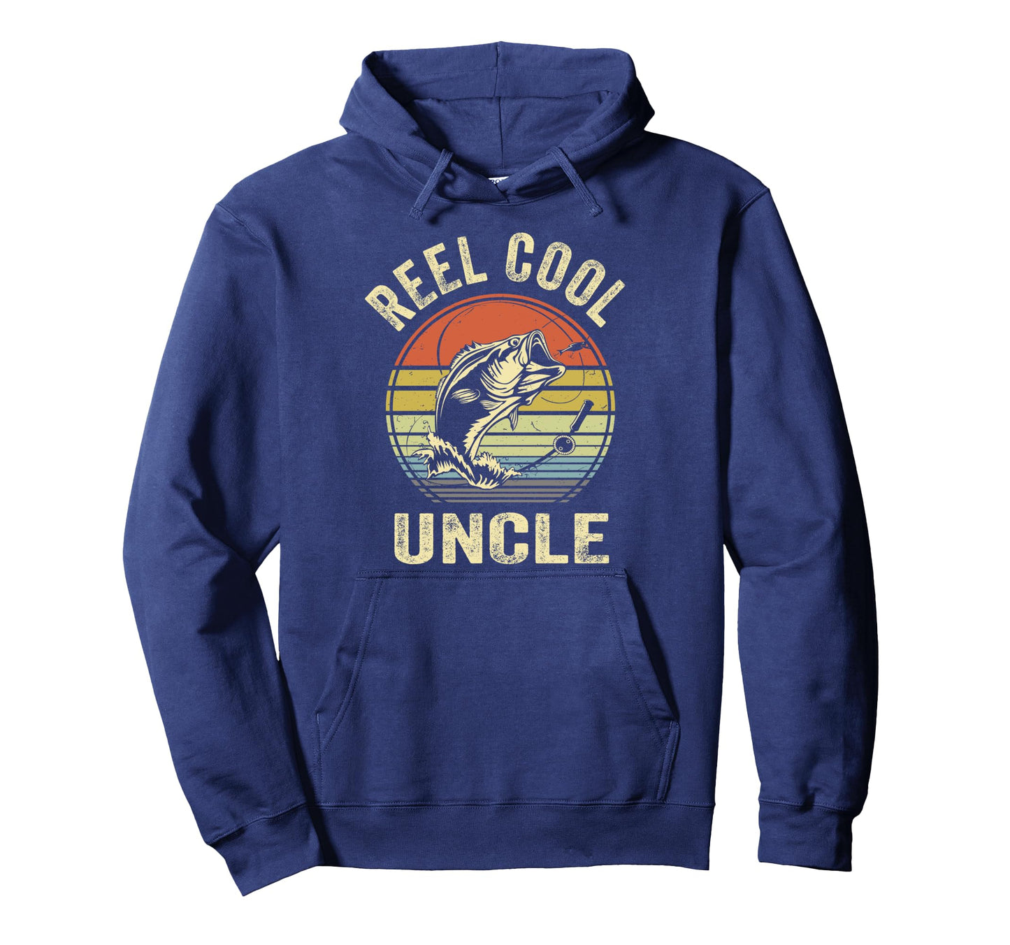 Fishing Reel Uncle Bass Fish Funny Hoodie - Aesthetic Graphic for Adults - T-Shirt, Sweatshirt, Hoodie