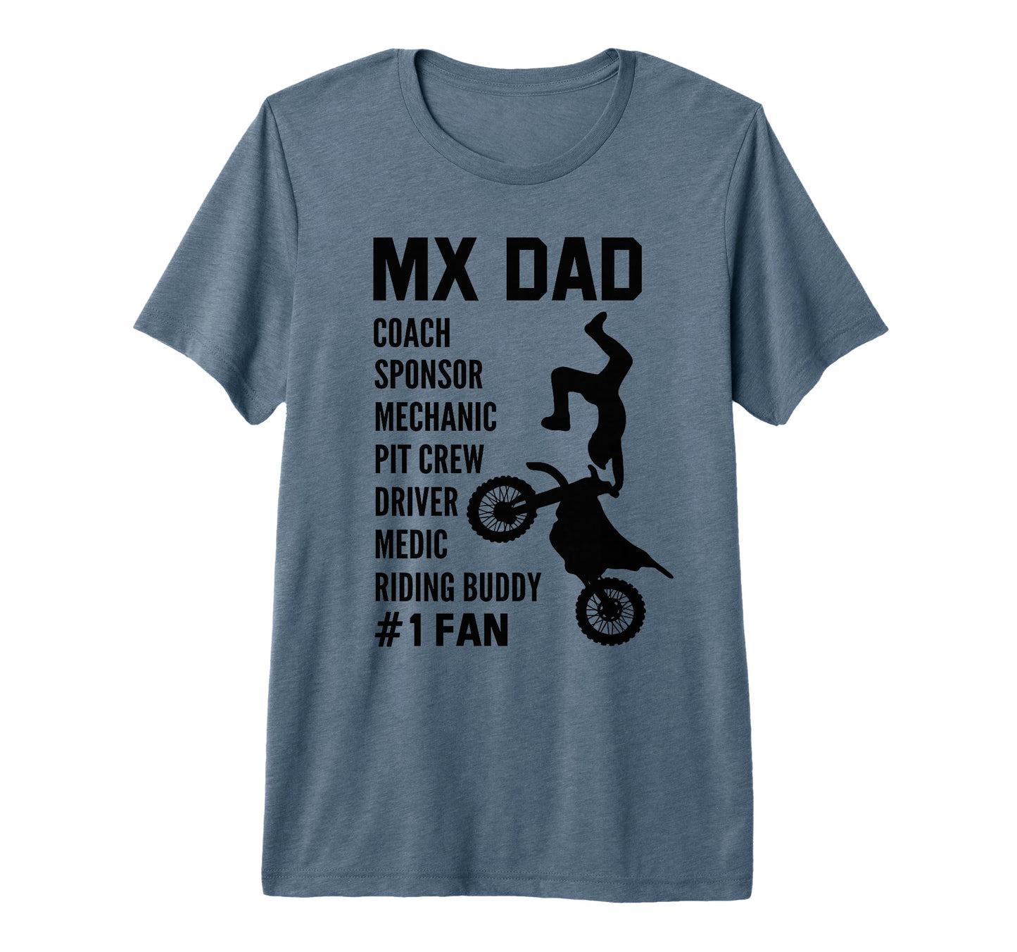 Mens Fan Mx Dad Funny Motocross T-Shirt - Casual Everyday Wear Unisex - T-Shirt, Sweatshirt, Hoodie