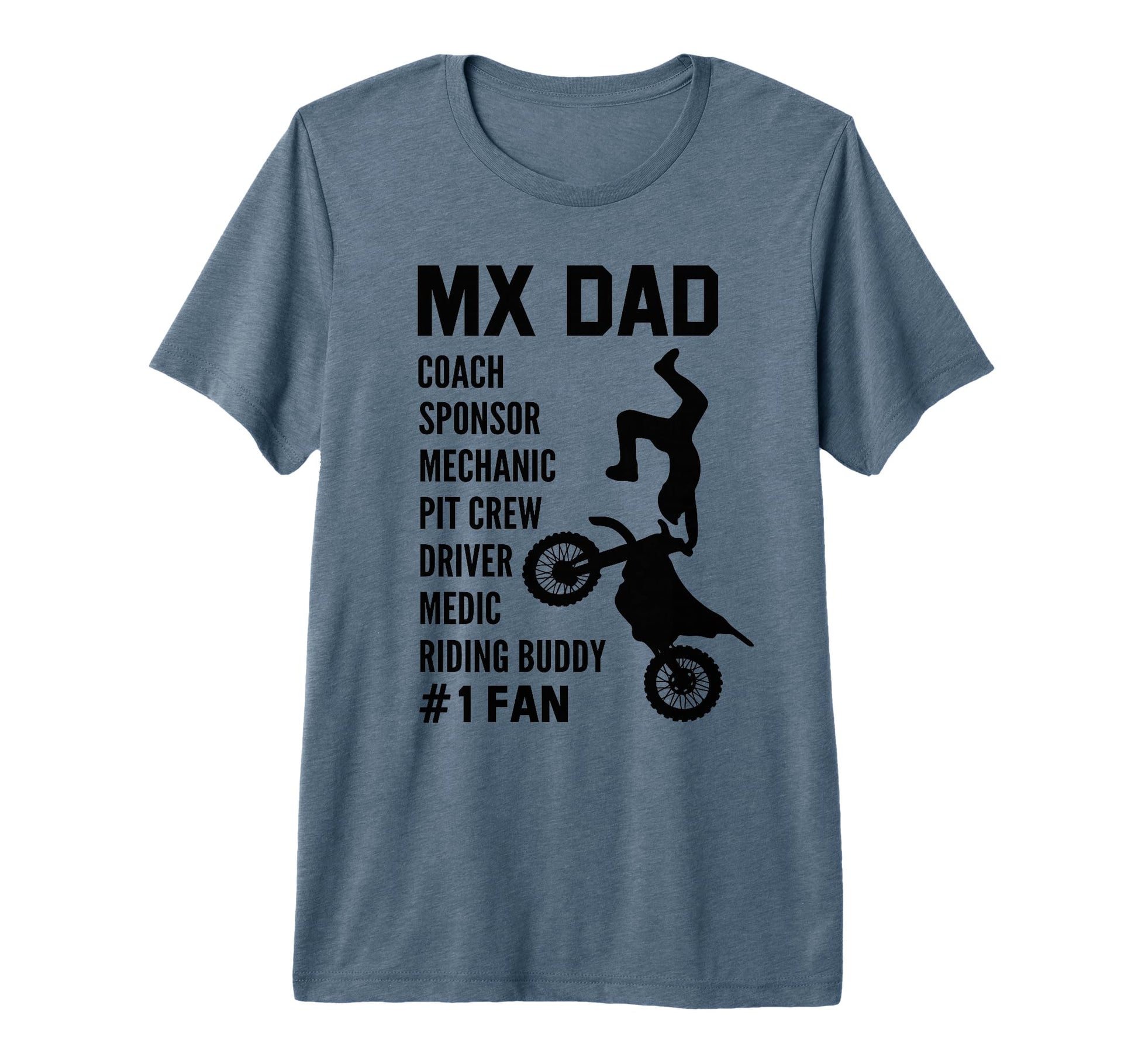 Mens Fan Mx Dad Funny Motocross T-Shirt - Casual Everyday Wear Unisex - T-Shirt, Sweatshirt, Hoodie